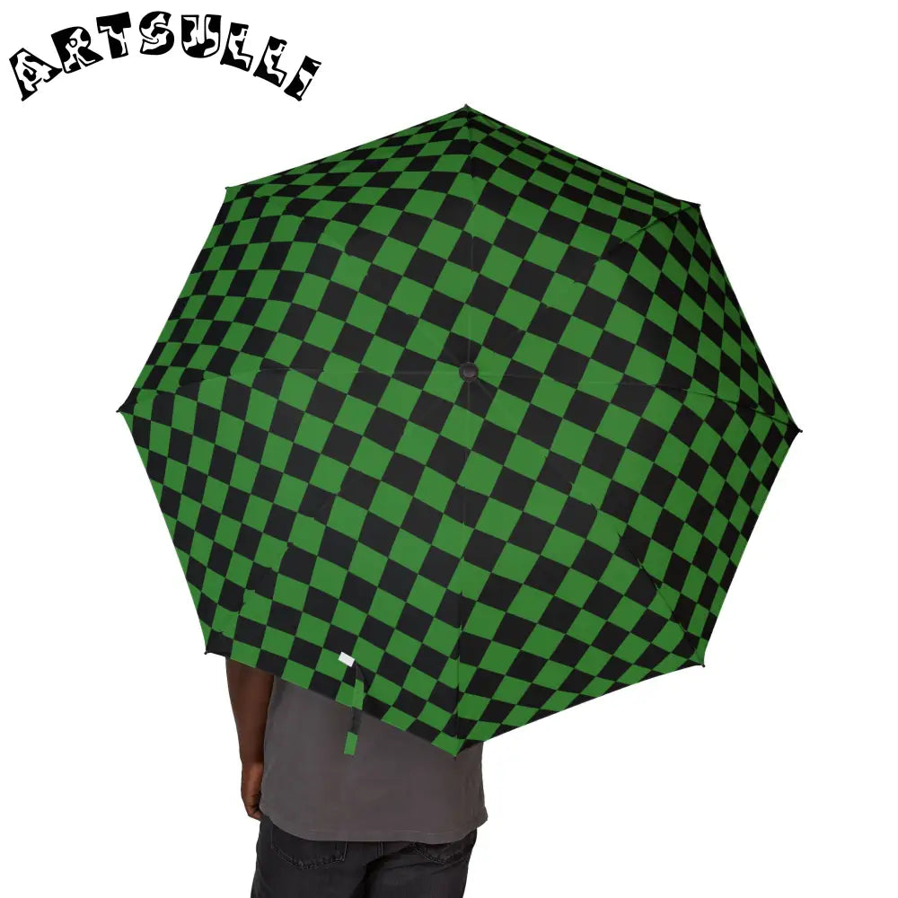 JAKKOUTTHEBXX Checkerboard II Green and Black Semi-Automatic