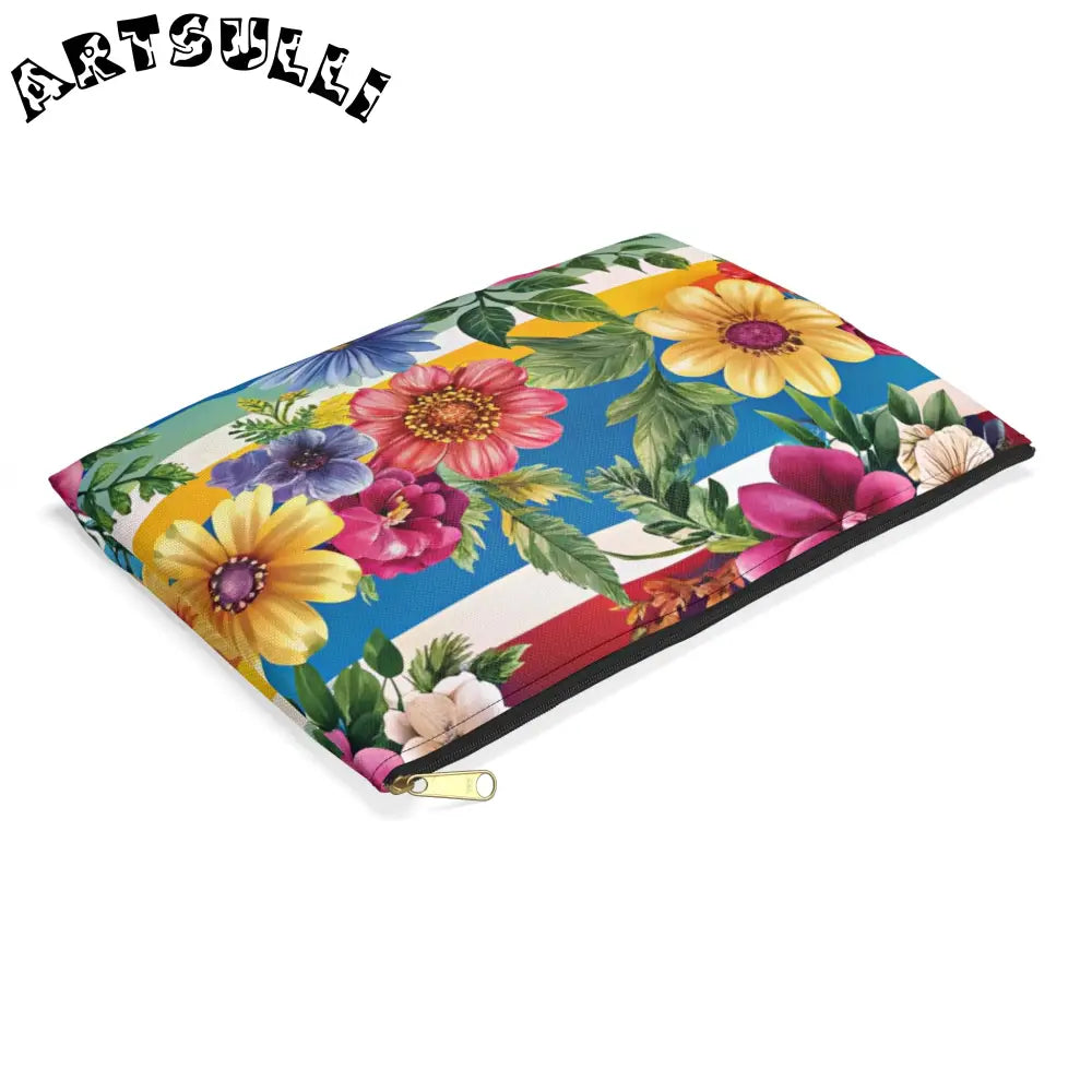 JAKKOUTTHEBXX Colorful Floral Stripe Pouch 2025
