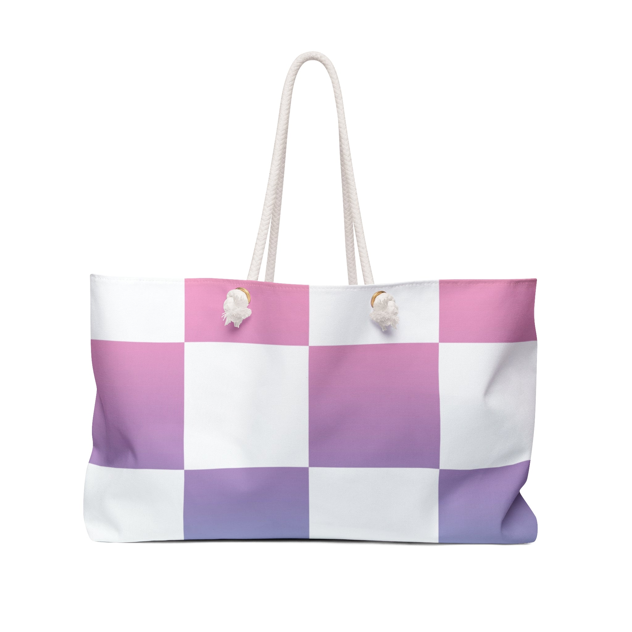 Vaporwave Check Weekender Bag, Artsulli - Art is Long, Life is Short, Bags, Size, 24" × 13", , , , , 98574209073036186899