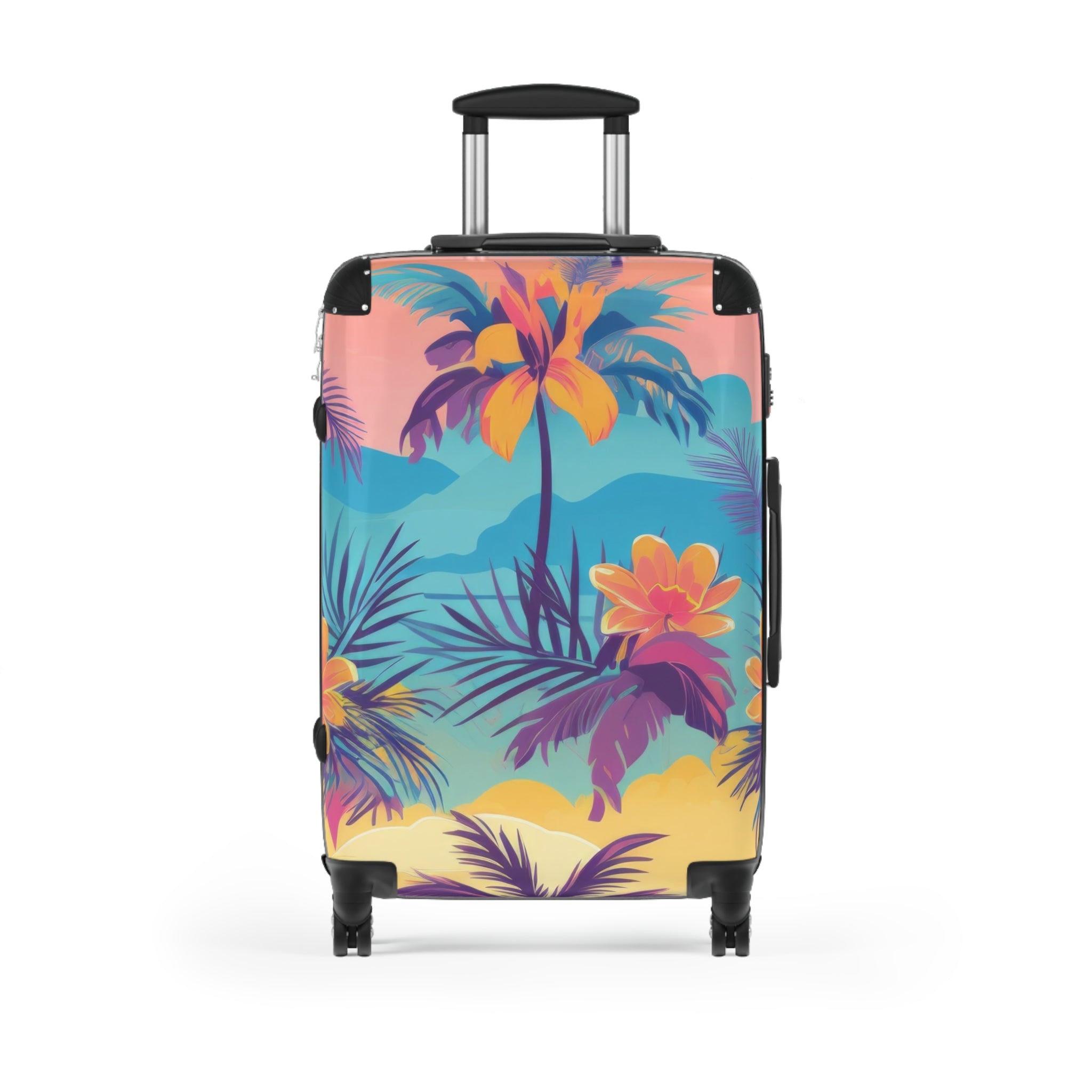 Sunset Paradise Suitcase, Artsulli - Art is Long, Life is Short, Bags, Size, Medium, Color, Black, , , 23464934617729007916