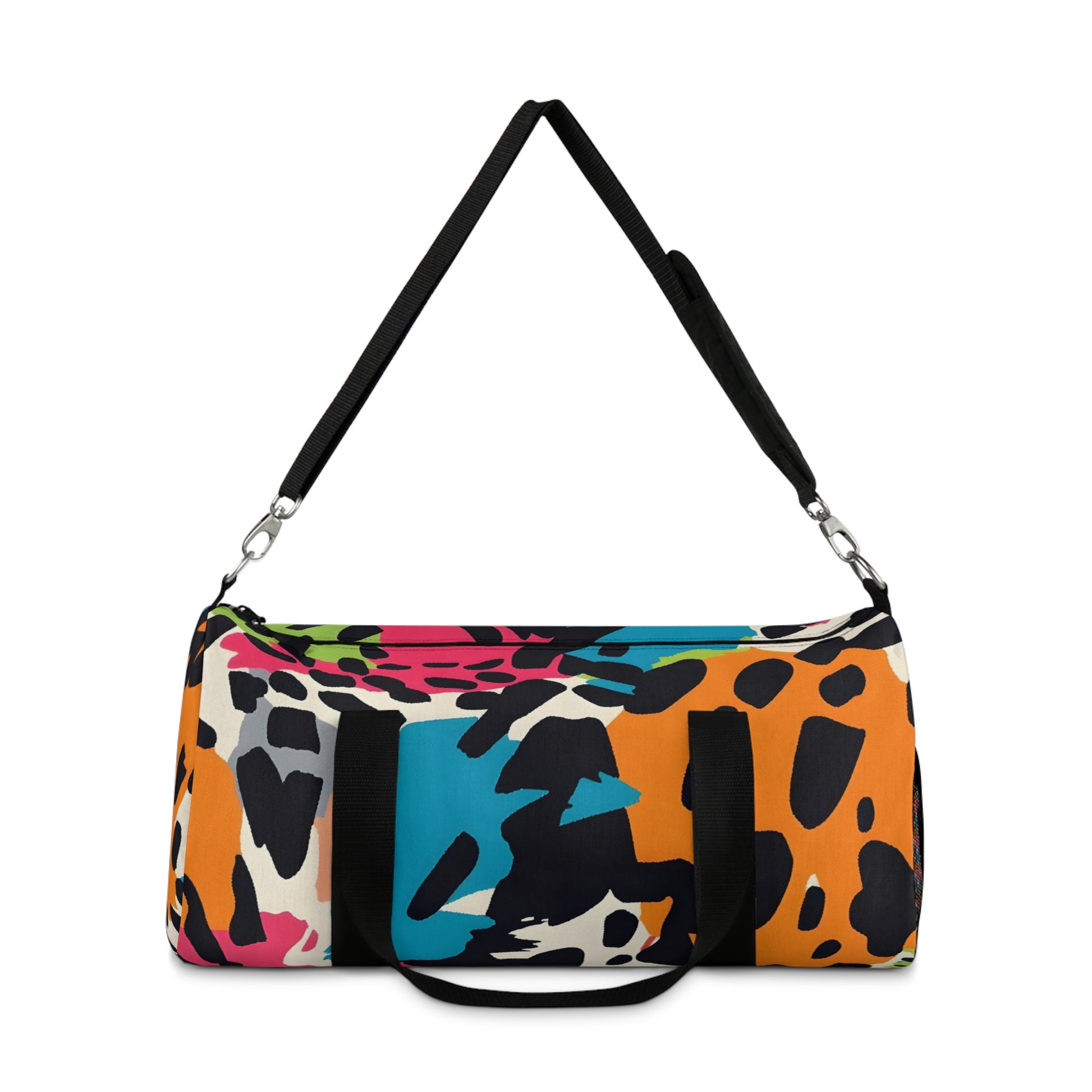 Wild Brush Strokes x Animal Print II Multi-Color Duffel Bag, Artsulli - Art is Long, Life is Short, Bags, , , , , , , 