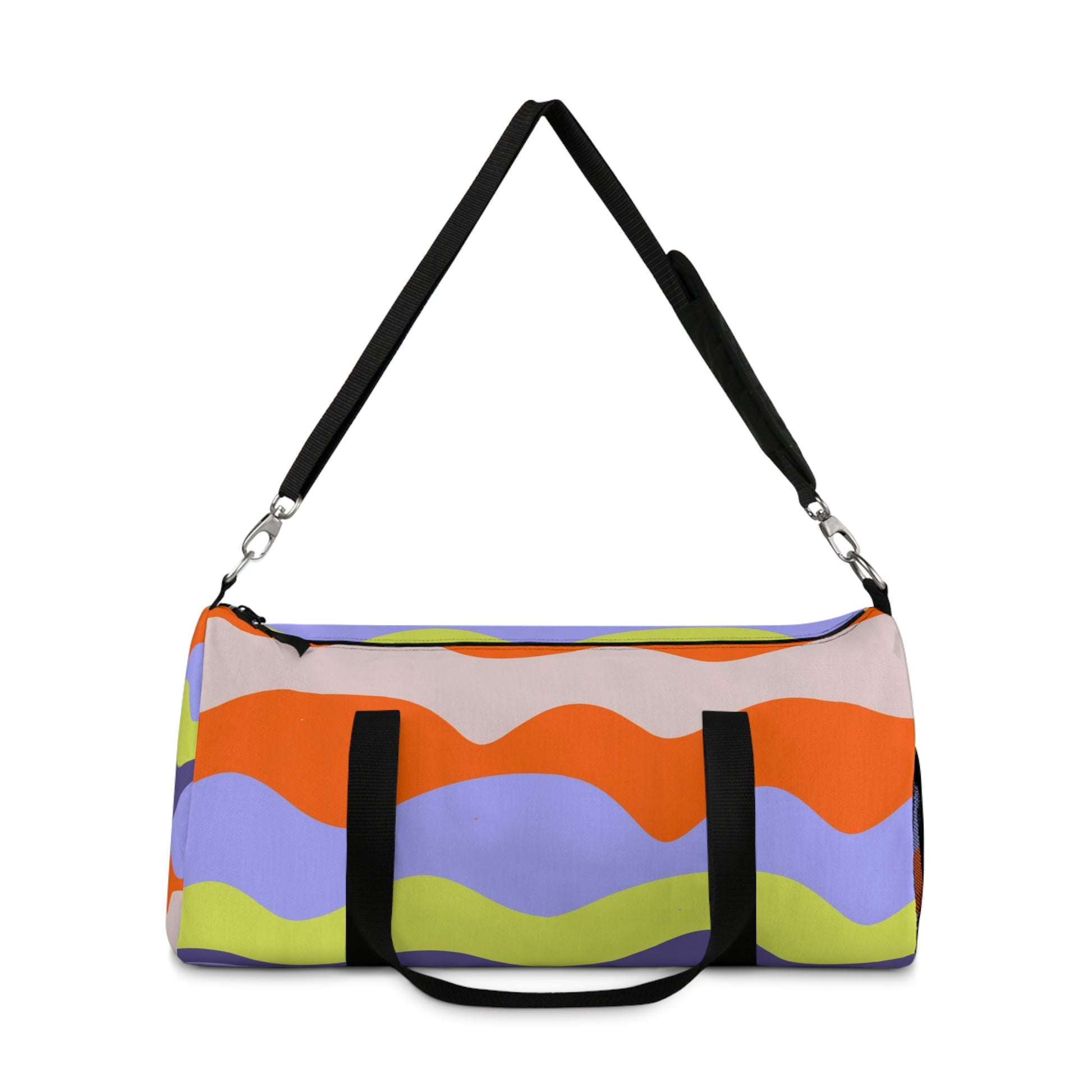 Waves Red and Blue Duffel Bag, Artsulli - Art is Long, Life is Short, Bags, , , , , , , 