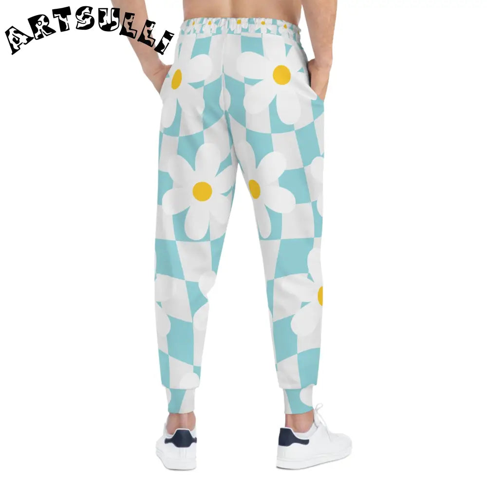 JAKKOUTTHEBXX Trippy Check Garden II Athletic Joggers (AOP)