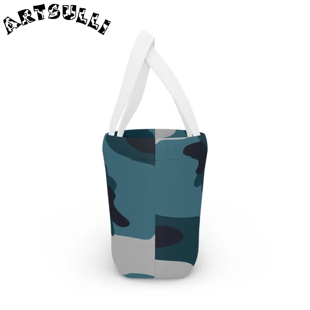 JAKKOUTTHEBXX Blue Camouflage Lunch Bag JAKKOUTTHEBXX Artsulli - Art