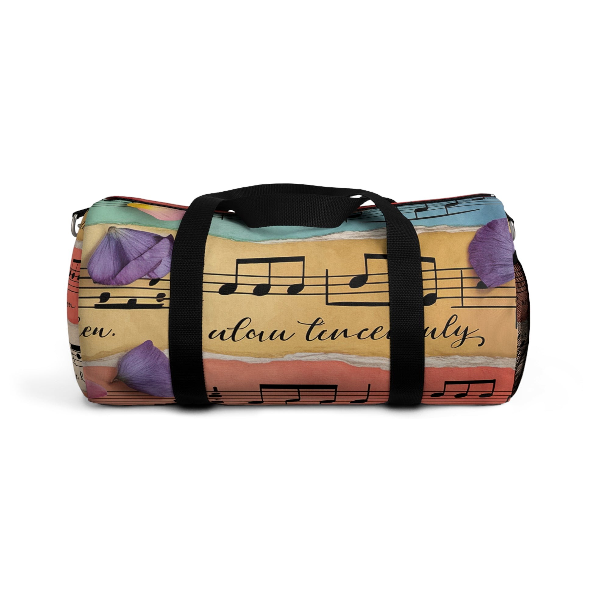 Torn Type Beat Sheet Music Multi-Color Duffel Bag, Artsulli - Art is Long, Life is Short, Bags, Size, Small, , , , , 28888135713637337688