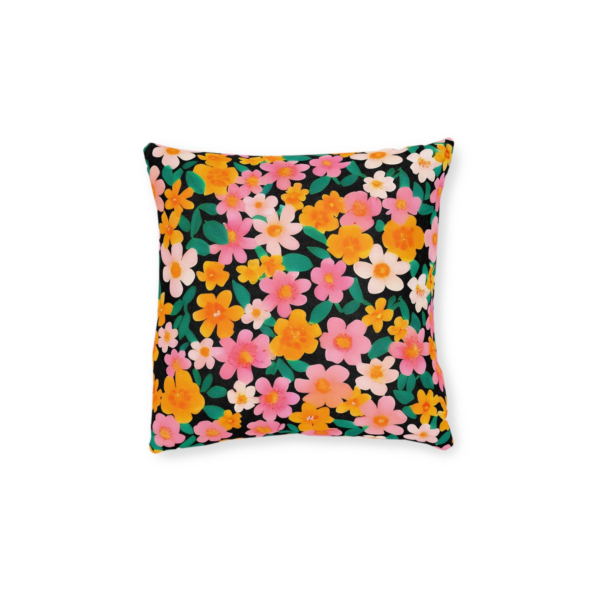 Square Pillow - Pink Back, Artsulli - Art is Long, Life is Short, Home Decor, Size, 12" × 12", , , , , 22393236869088328883