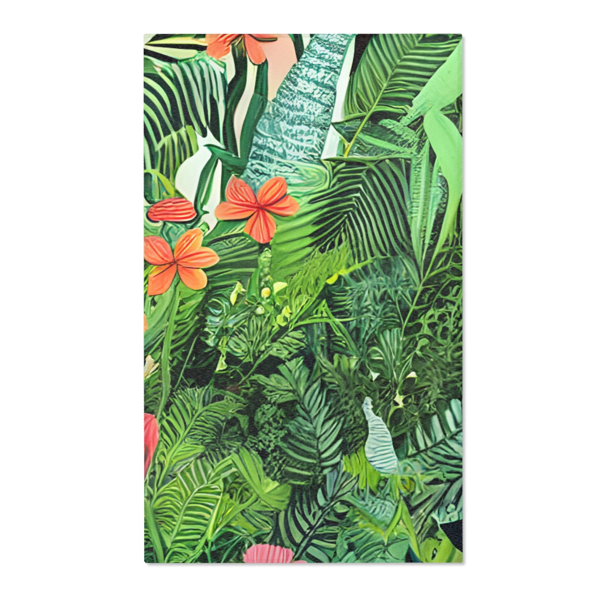Jungle Zebra Art Area Rugs, Artsulli - Art is Long, Life is Short, Home Decor, Size, 36" × 60", , , , , 62101899218086