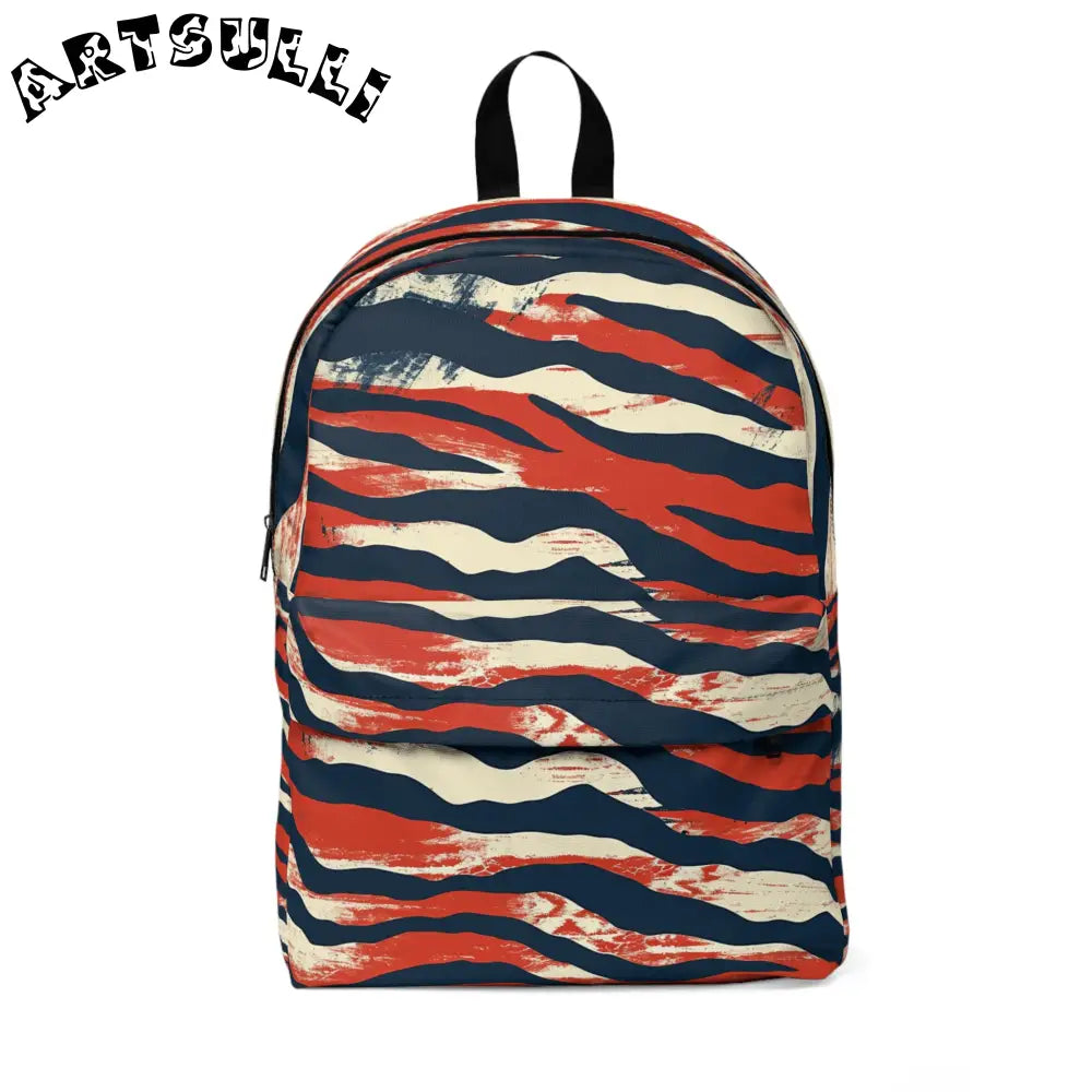 JAKKOUTTHEBXX Camo Tiger Stripes Unisex Classic Backpack