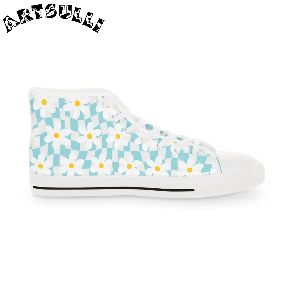 JAKKOUTTHEBXX Trippy Check Garden Men’s High Top Sneakers