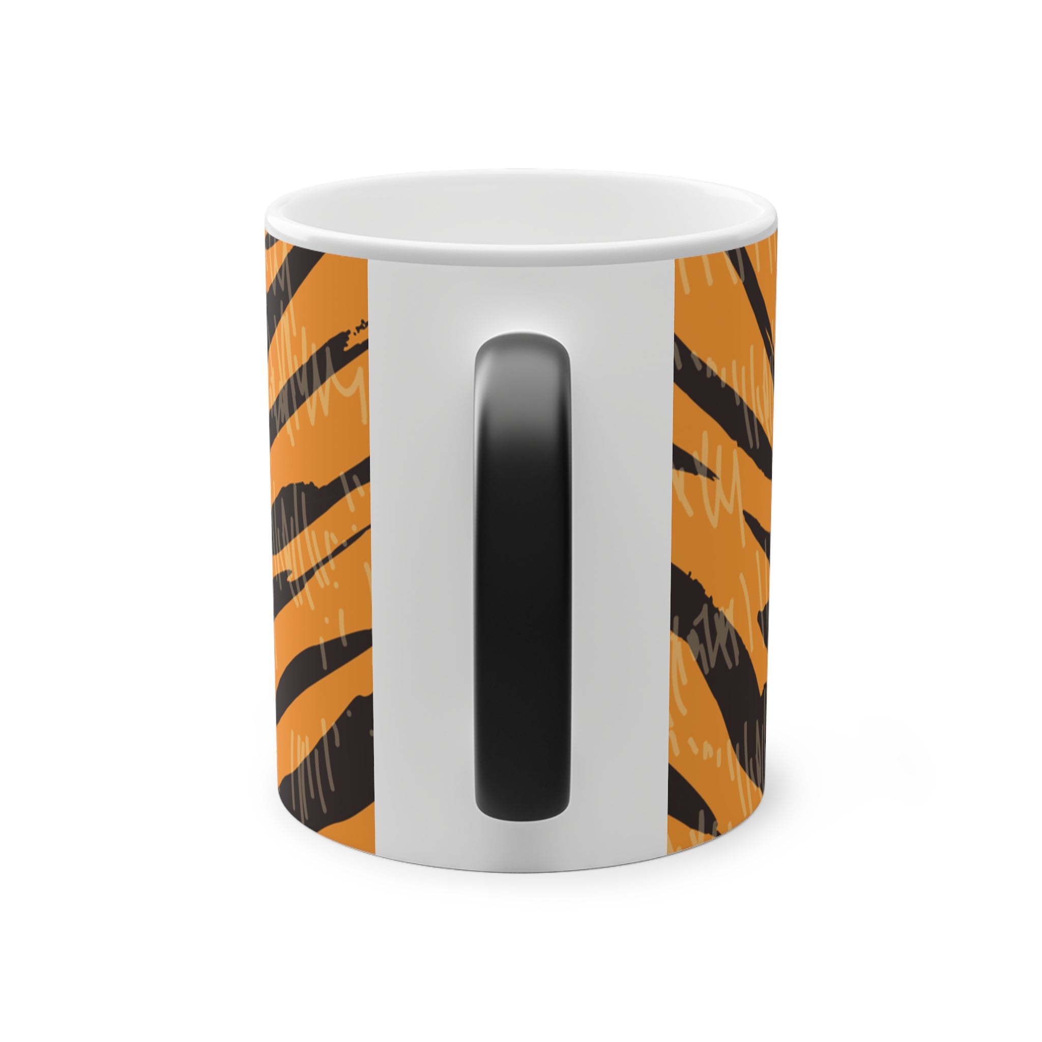 Tiger Scratches Orange & Black Magic Mug, 11oz, Artsulli - Art is Long, Life is Short, Mug, , , , , , , 