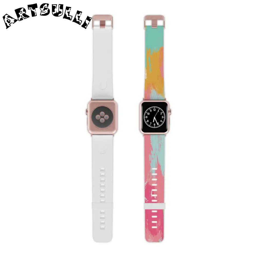 JAKKOUTTHEBXX Preppy Pixel Bloom Watch Band for Apple Watch