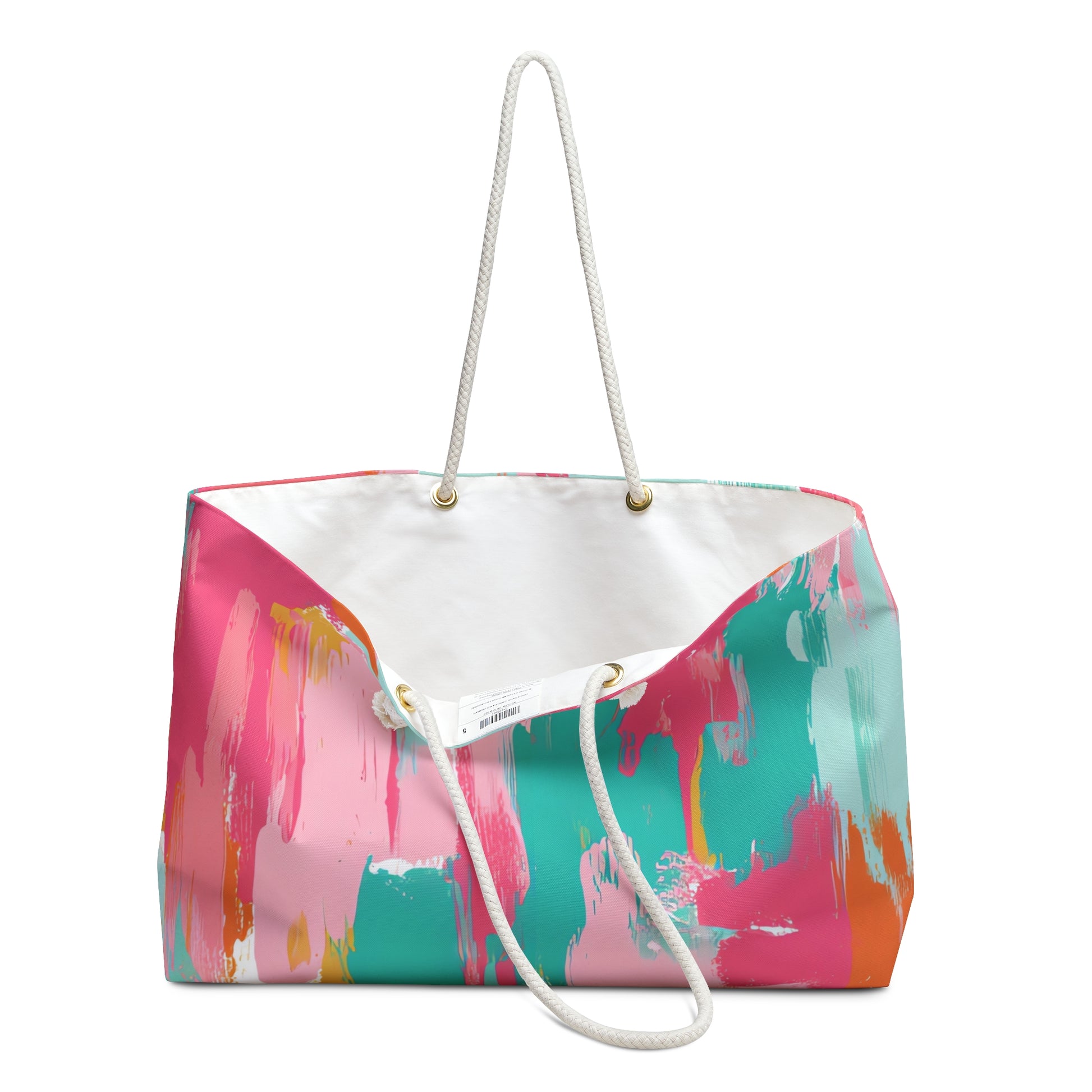 Copy of Preppy Pixel Bloom Weekender Bag, Artsulli - Art is Long, Life is Short, Bags, , , , , , , 