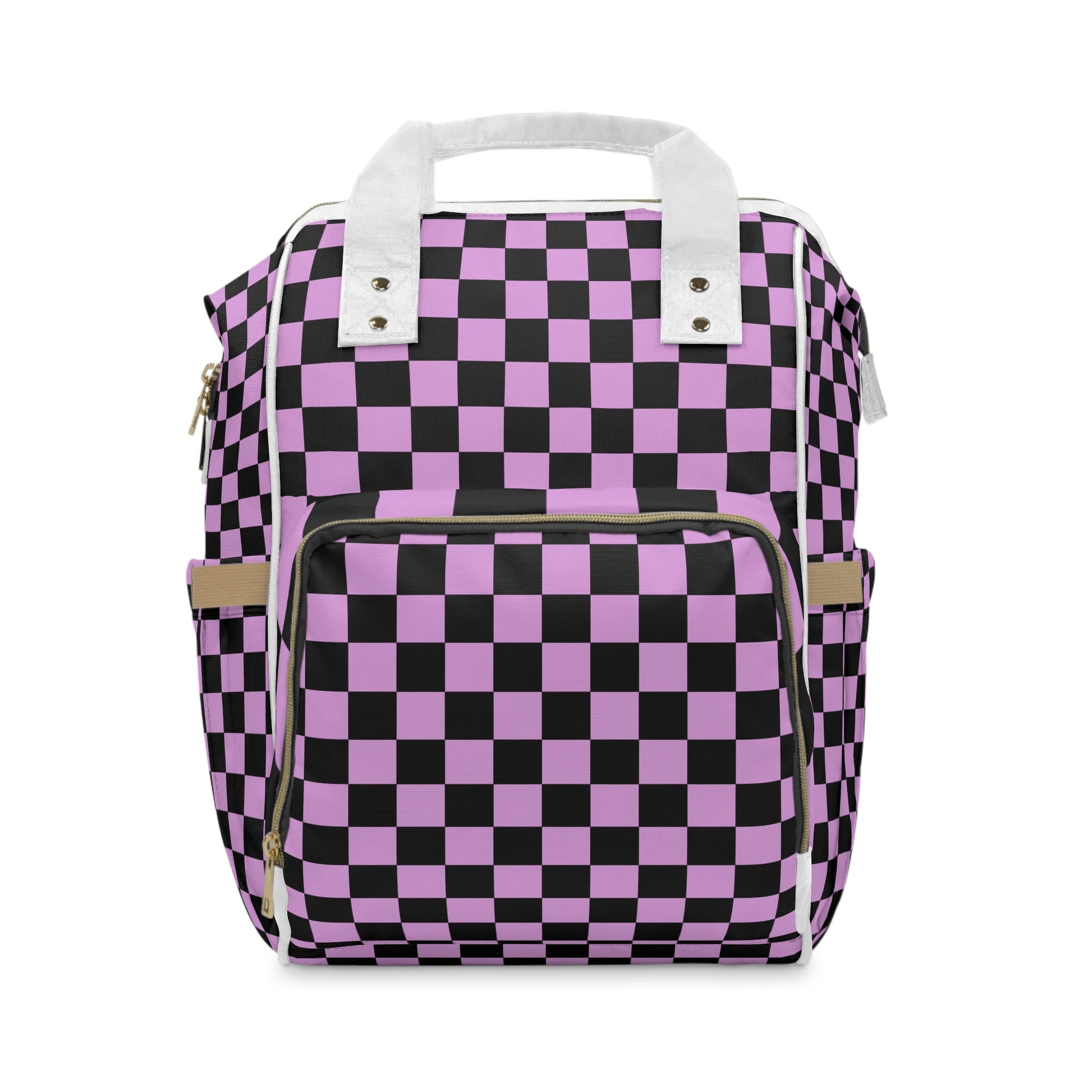 Pixel Punk Vision Multifunctional Diaper Backpack, Artsulli - Art is Long, Life is Short, Bags, Size, 15.0" × 10.8" × 6.7'', , , , , 29391590620389641444