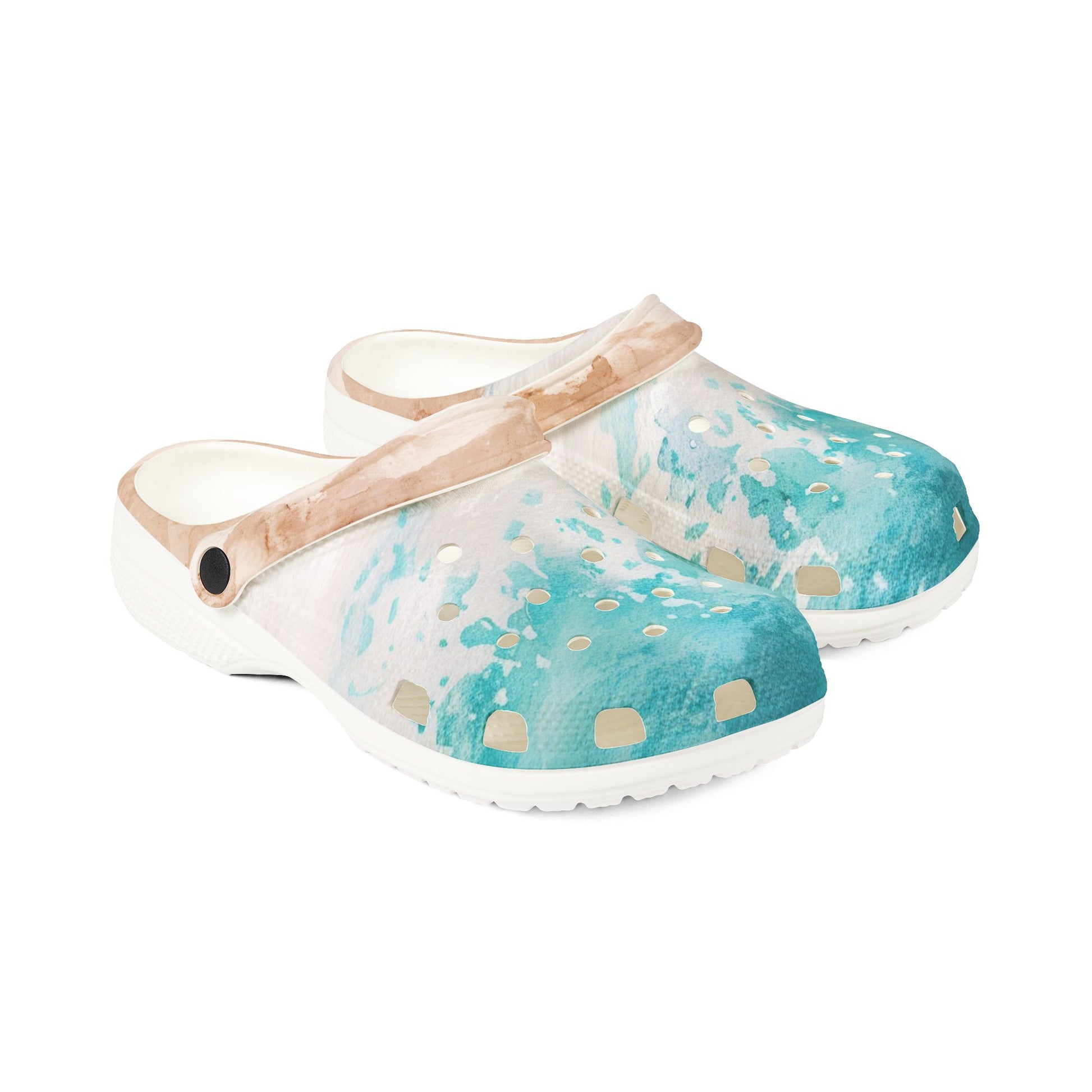 Seashore II EVA Foam Rubber Shoes (AOP), Artsulli - Art is Long, Life is Short, Shoes, , , , , , , 