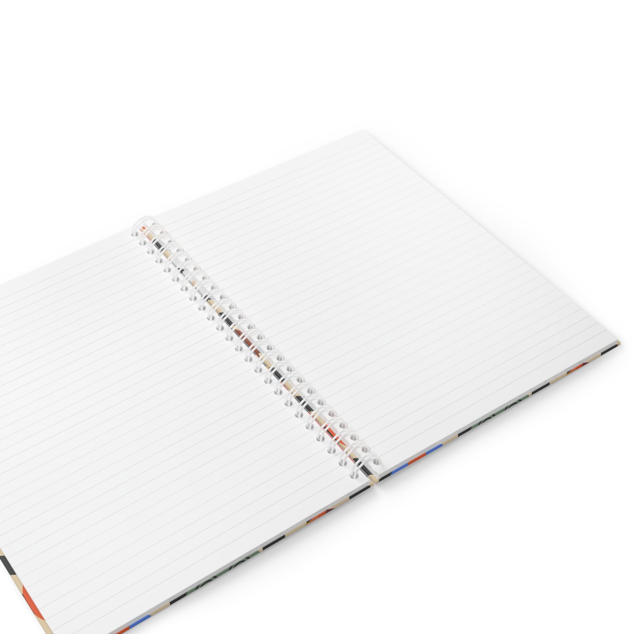 Trippy x Wavy Checkerboard x Smiley Face x Rainbow x Flowers Multi-Color Spiral Notebook, Artsulli - Art is Long, Life is Short, Paper products, , , , , , , 