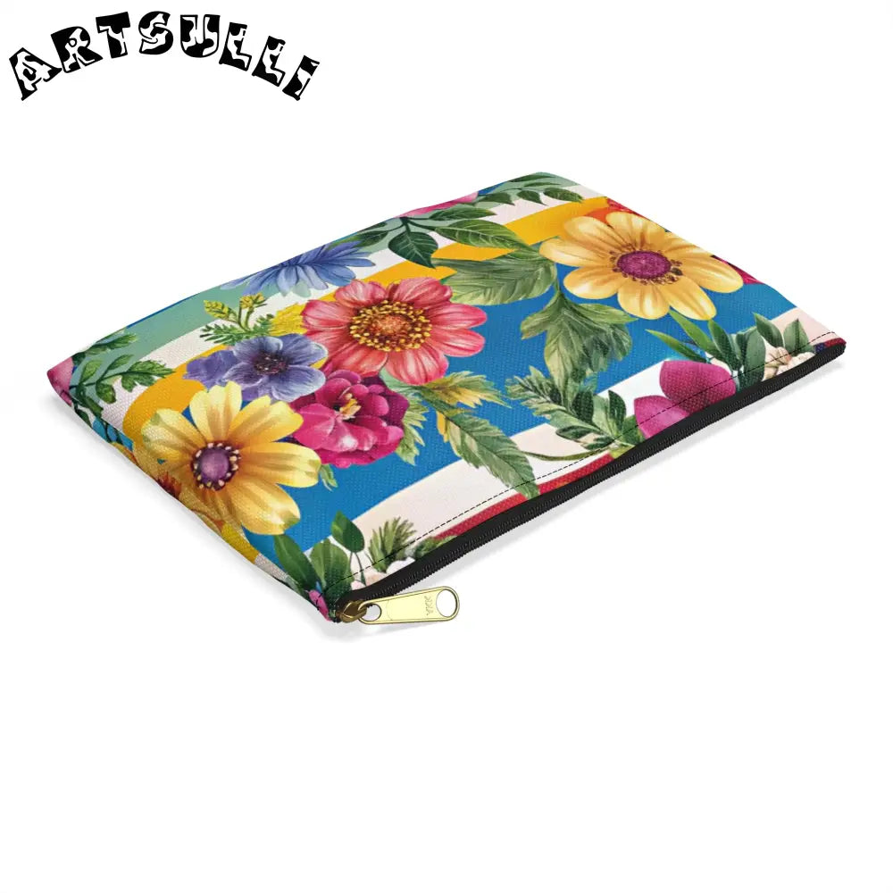 JAKKOUTTHEBXX Colorful Floral Stripe Pouch 2025