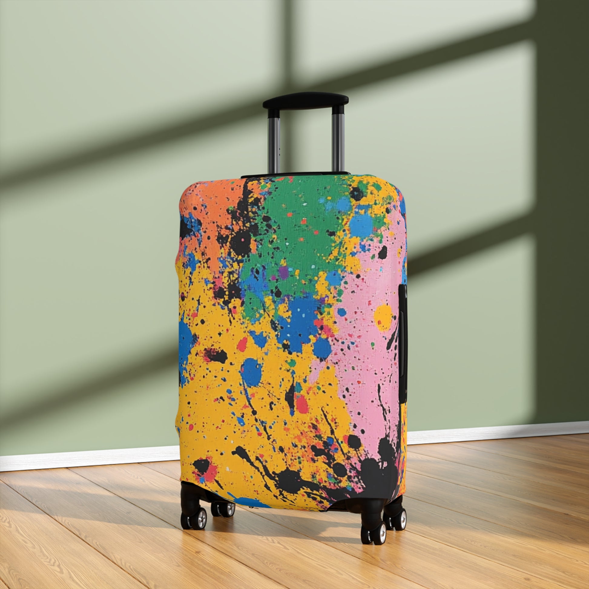 The Colors Of Paint Splatter Luggage Cover, Artsulli - Art is Long, Life is Short, Accessories, , , , , , , 