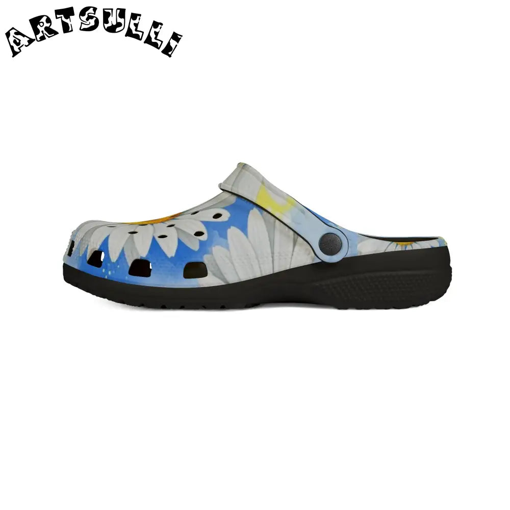 JAKKOUTTHEBXX Daisies EVA Foam Rubber Shoes (AOP) JAKKOUTTHEBXX