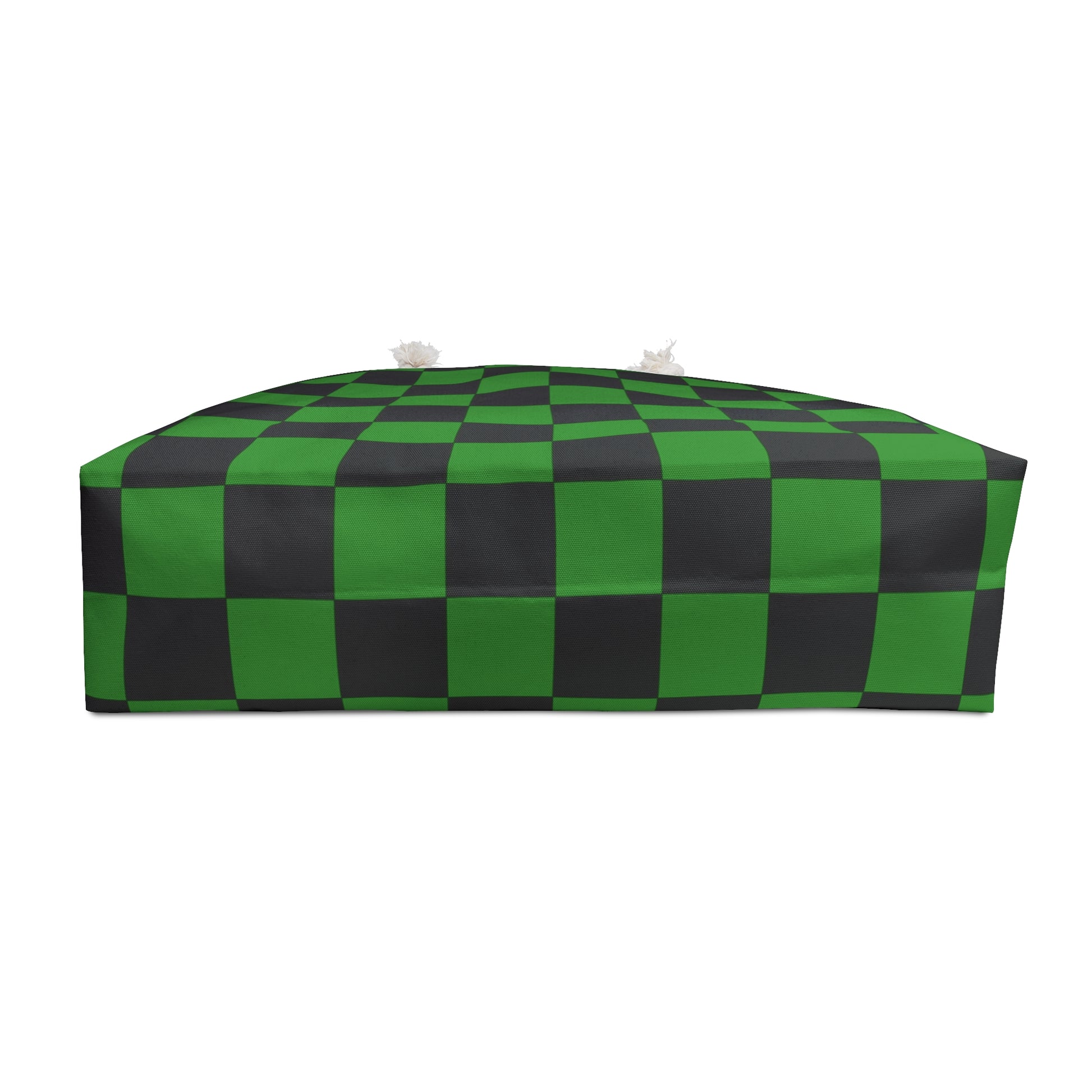Checkerboard Green and Black Weekender Bag, Artsulli - Art is Long, Life is Short, Bags, , , , , , , 