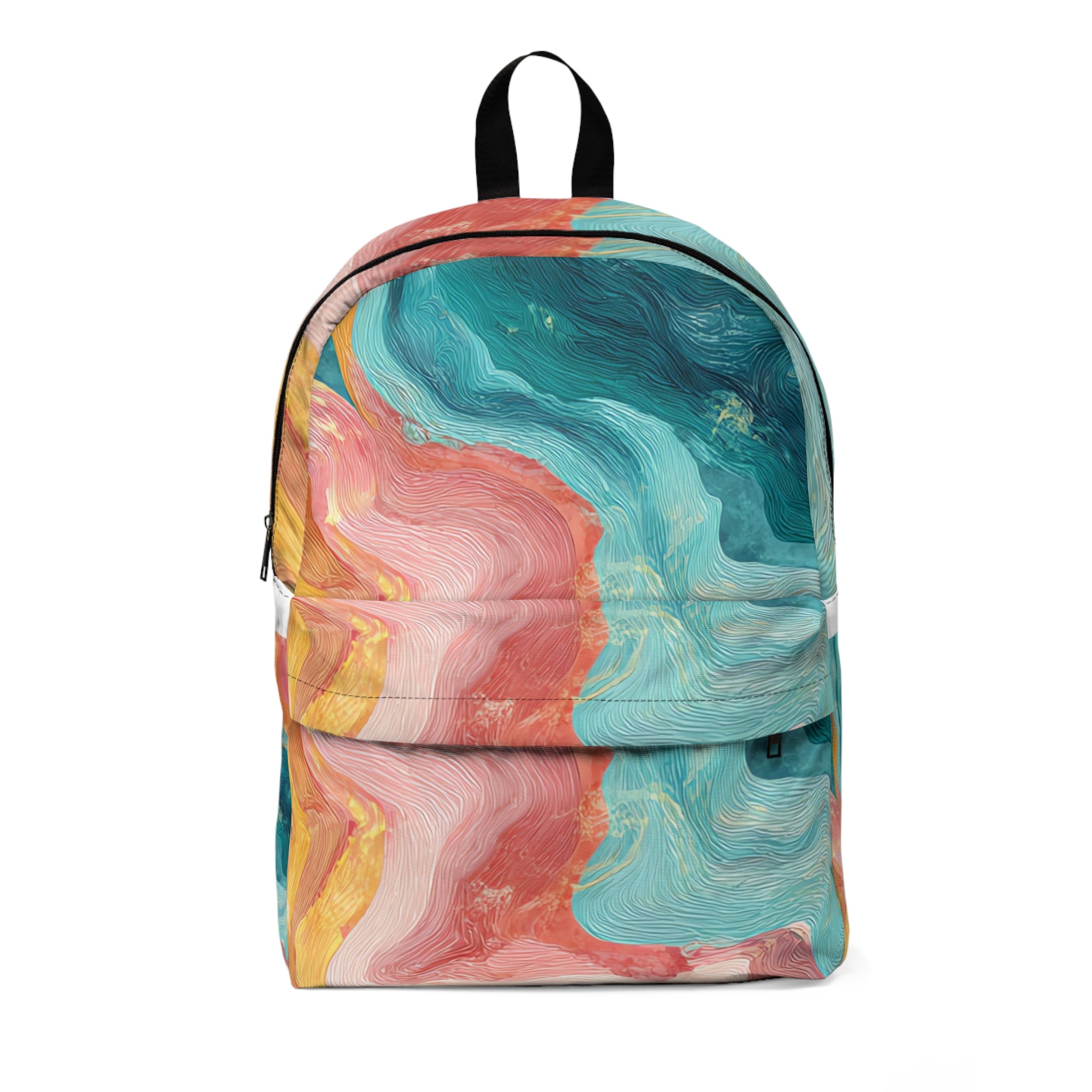 Liquid Marble Spill Unisex Classic Backpack, Artsulli - Art is Long, Life is Short, Bags, Size, One size, , , , , 71577527544154897388