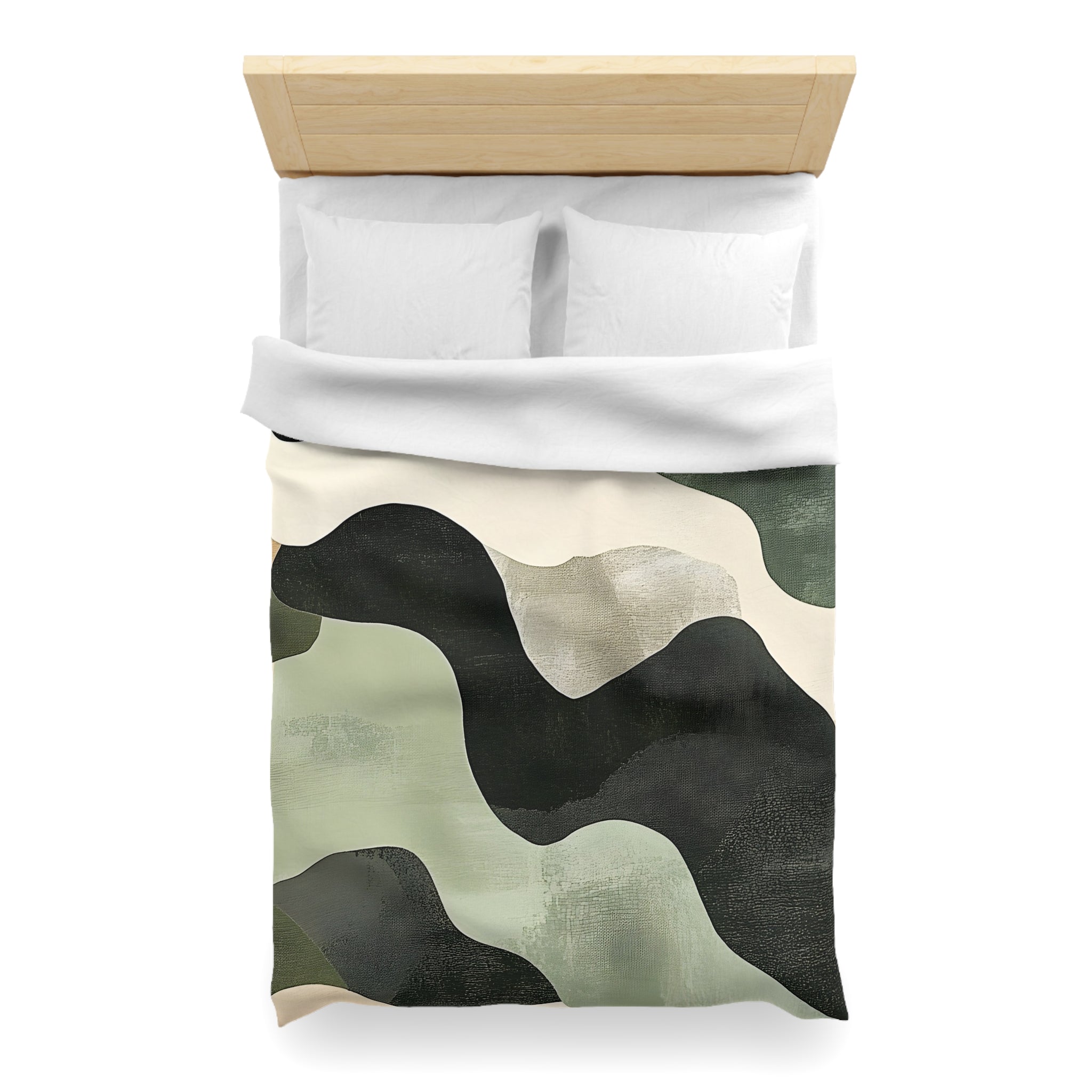 Camo Art Microfiber Duvet Cover, Artsulli - Art is Long, Life is Short, Home Decor, , , , , , , 