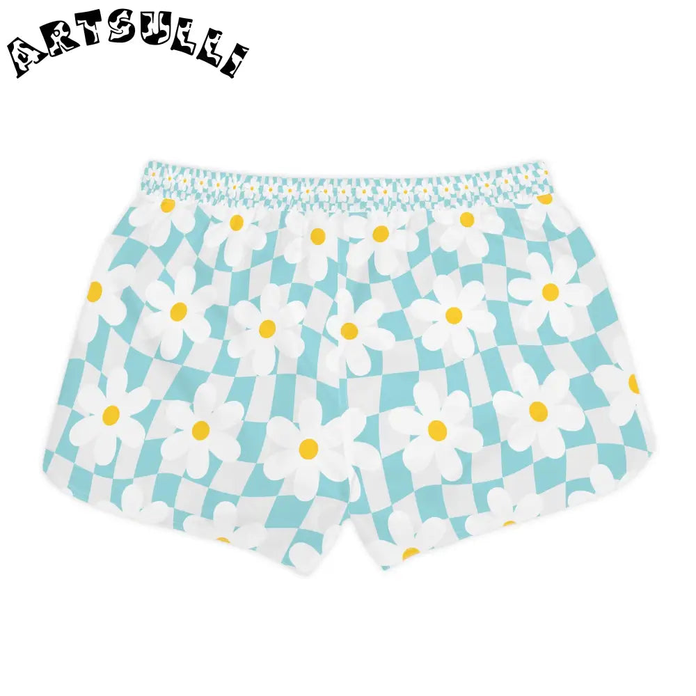JAKKOUTTHEBXX Trippy Check Garden Women’s Casual Shorts (AOP)