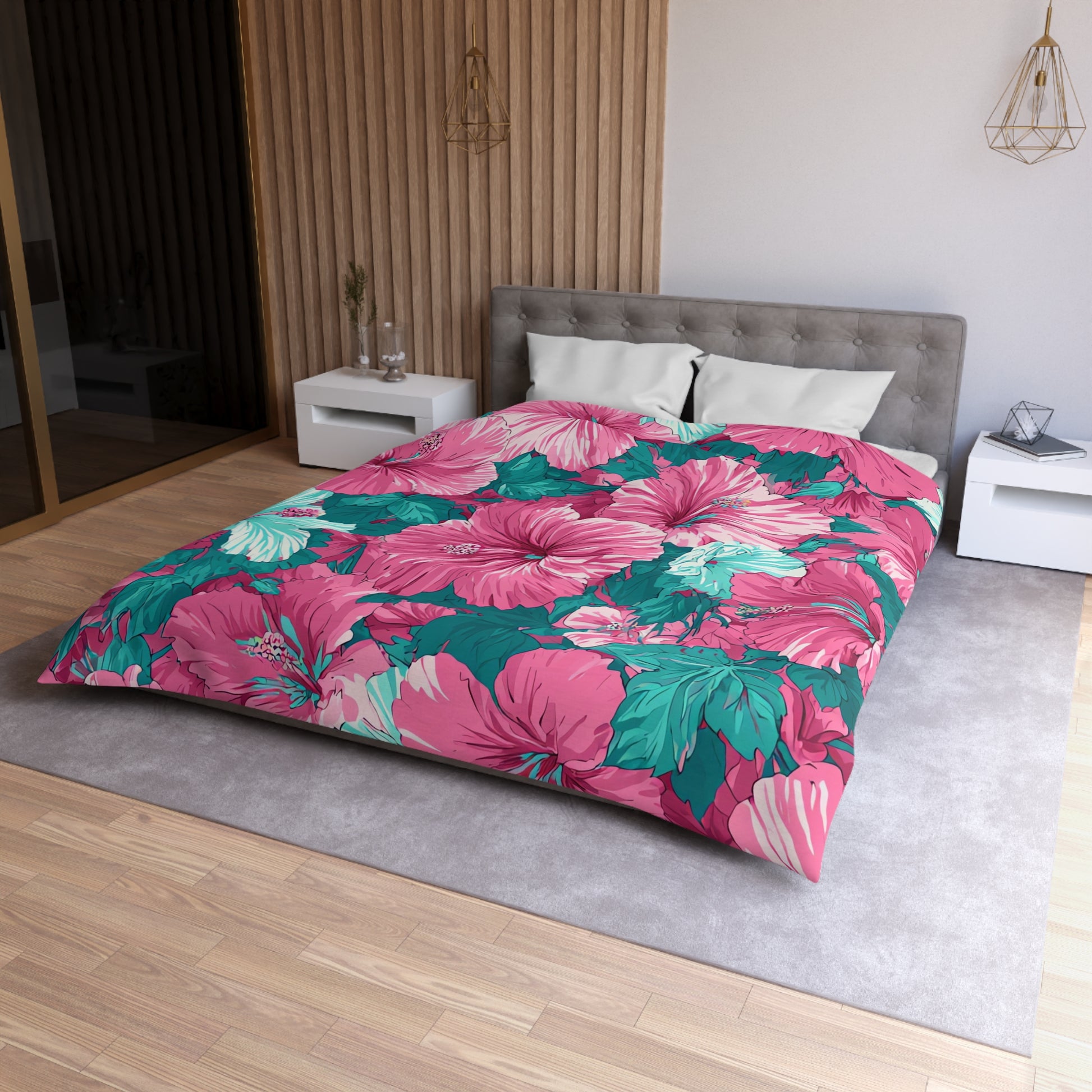 Flowerpunk Aloha II Microfiber Duvet Cover, Artsulli - Art is Long, Life is Short, Home Decor, , , , , , , 