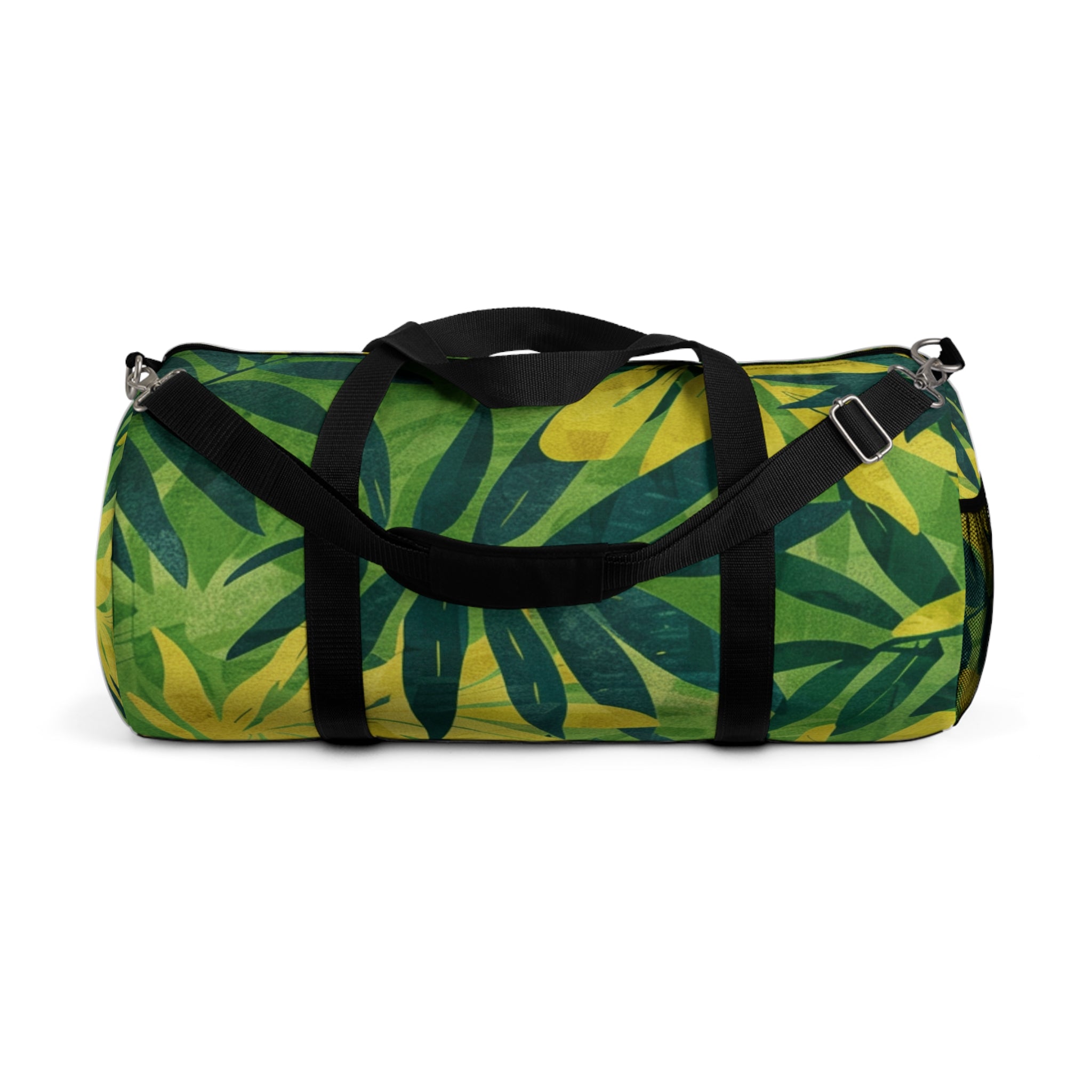 Green Leaf x Yellow Leaf x Tropical x Jungle Duffel Bag, Artsulli - Art is Long, Life is Short, Bags, Size, Large, , , , , 85938538936122842785