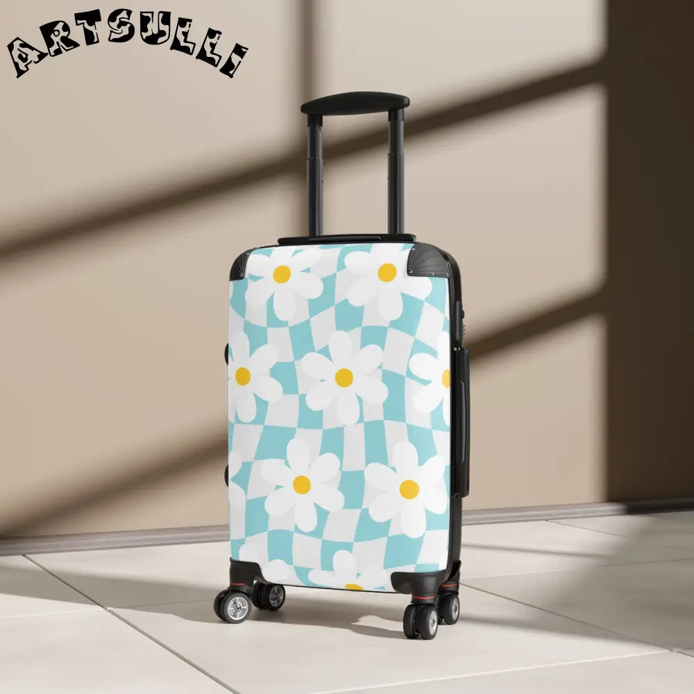 JAKKOUTTHEBXX Trippy Check Garden Suitcase JAKKOUTTHEBXX Artsulli
