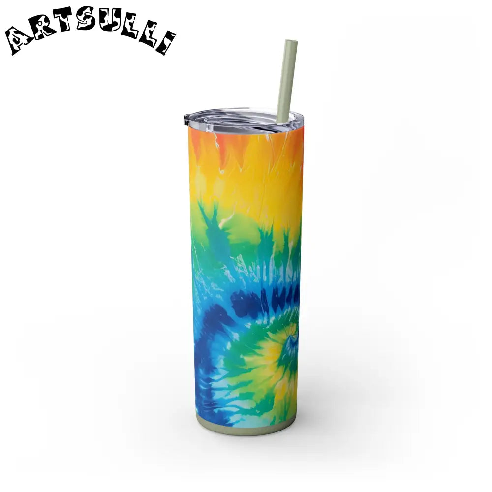 JAKKOUTTHEBXX Colorful Tie-Dye Insulated Tumbler 2025