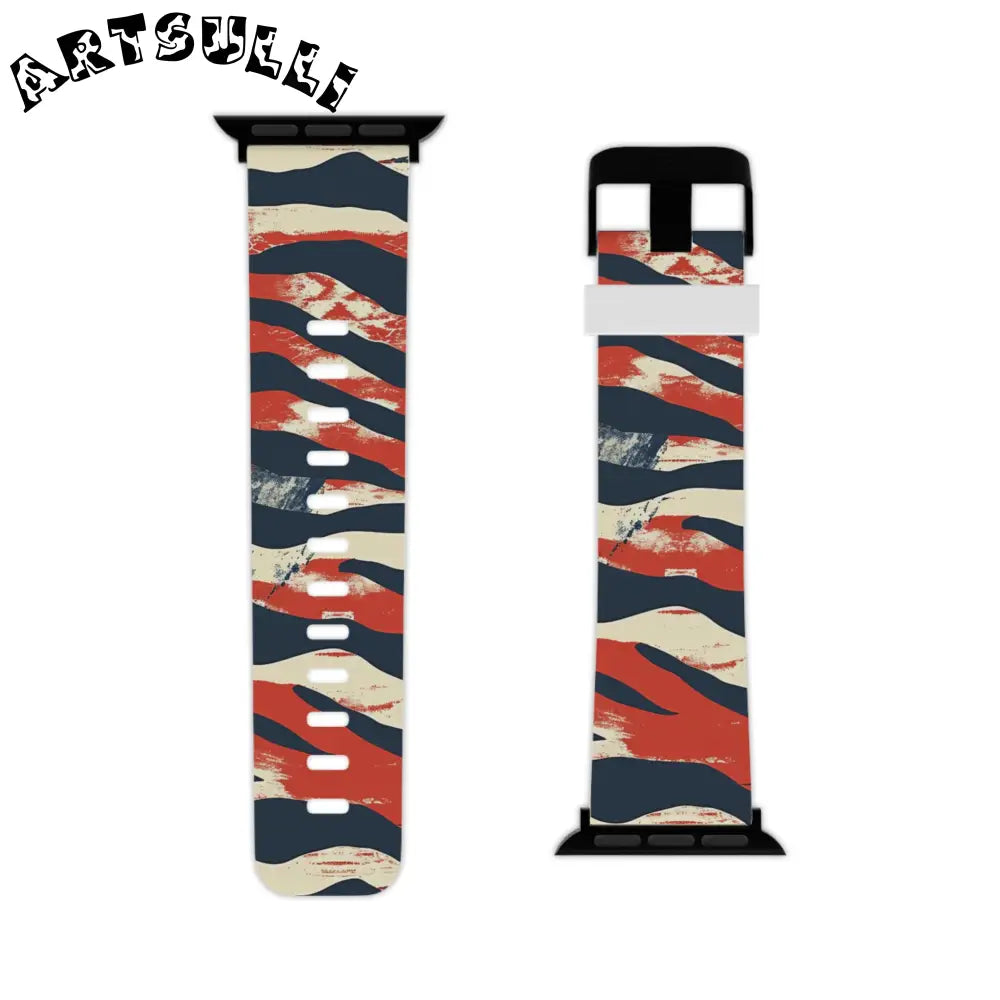 JAKKOUTTHEBXX Capricious Tiger Wave Watch Band for Apple Watch