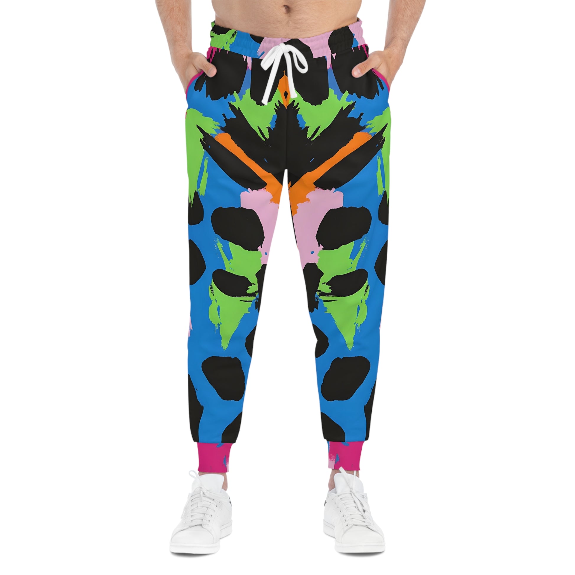 90s Neon Athletic Joggers (AOP), Artsulli - Art is Long, Life is Short, All Over Prints, , , , , , , 