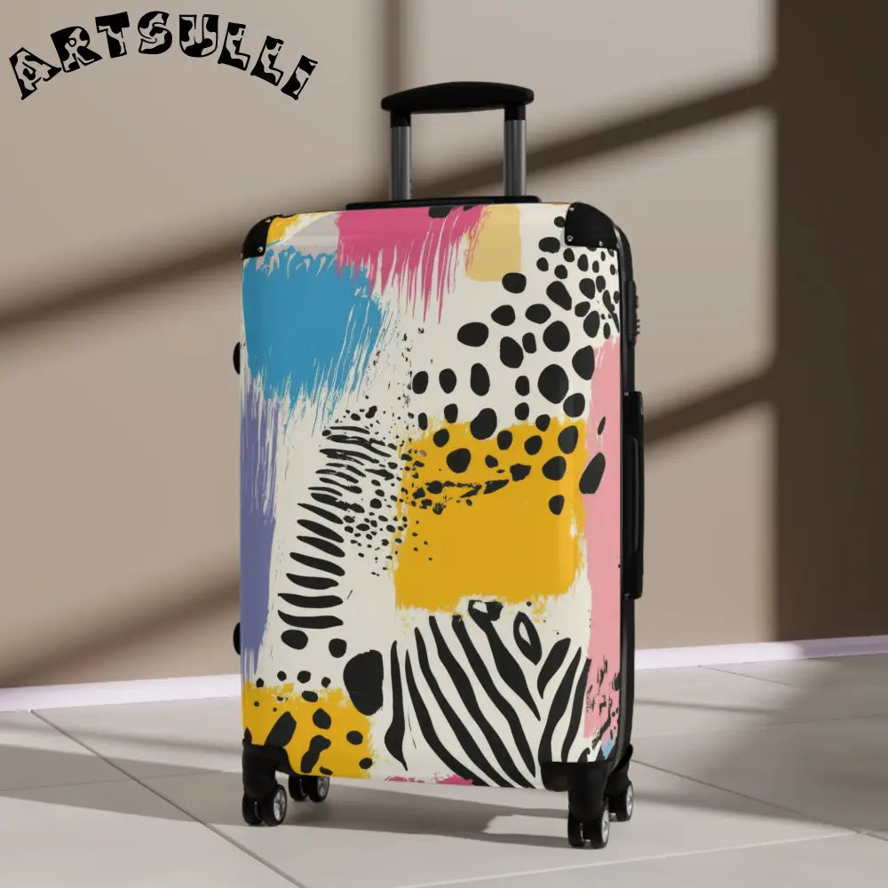 JAKKOUTTHEBXX Rae Zebra Rhapsody II Suitcase JAKKOUTTHEBXX Artsulli