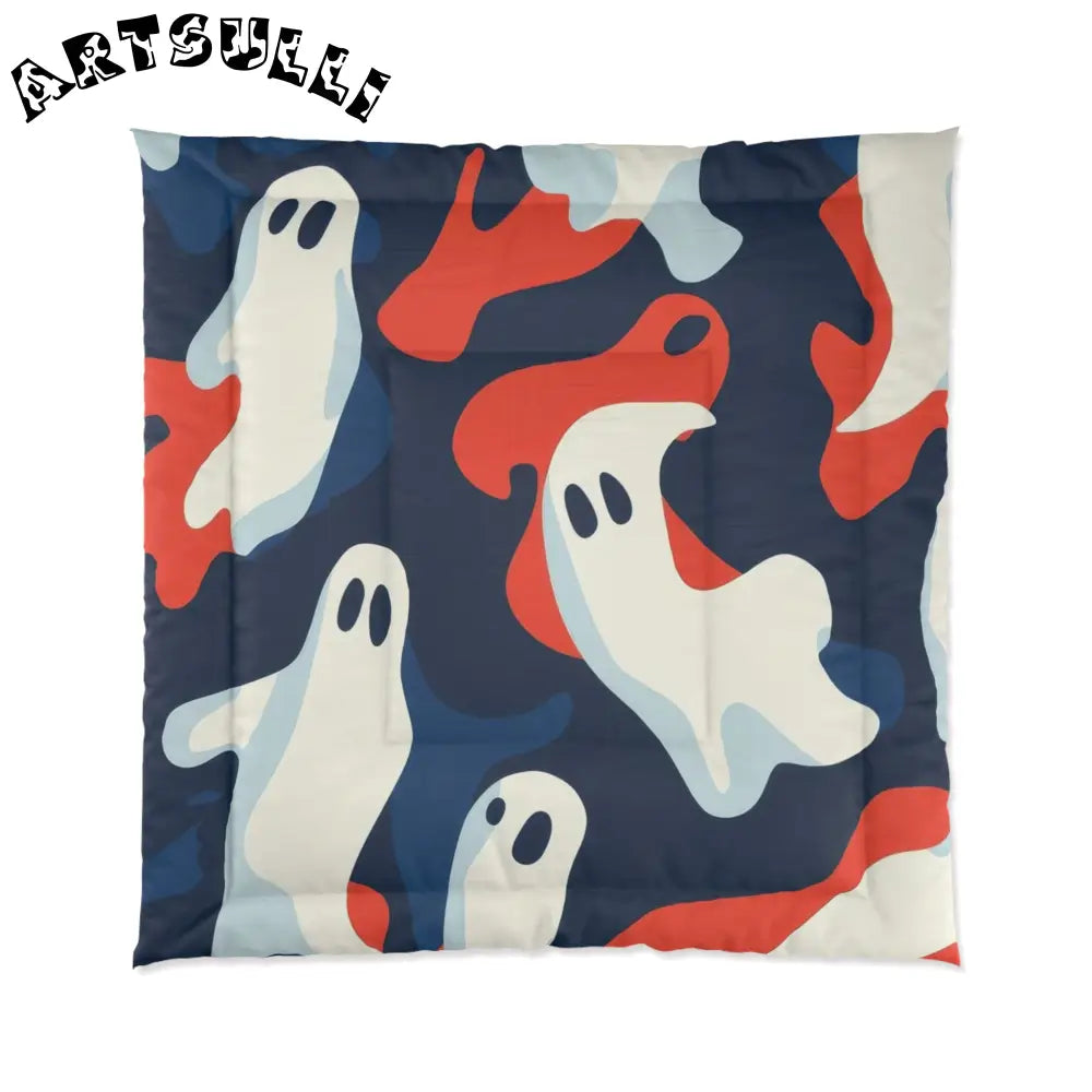 JAKKOUTTHEBXX Camo Ghosts Comforter JAKKOUTTHEBXX Artsulli - Art