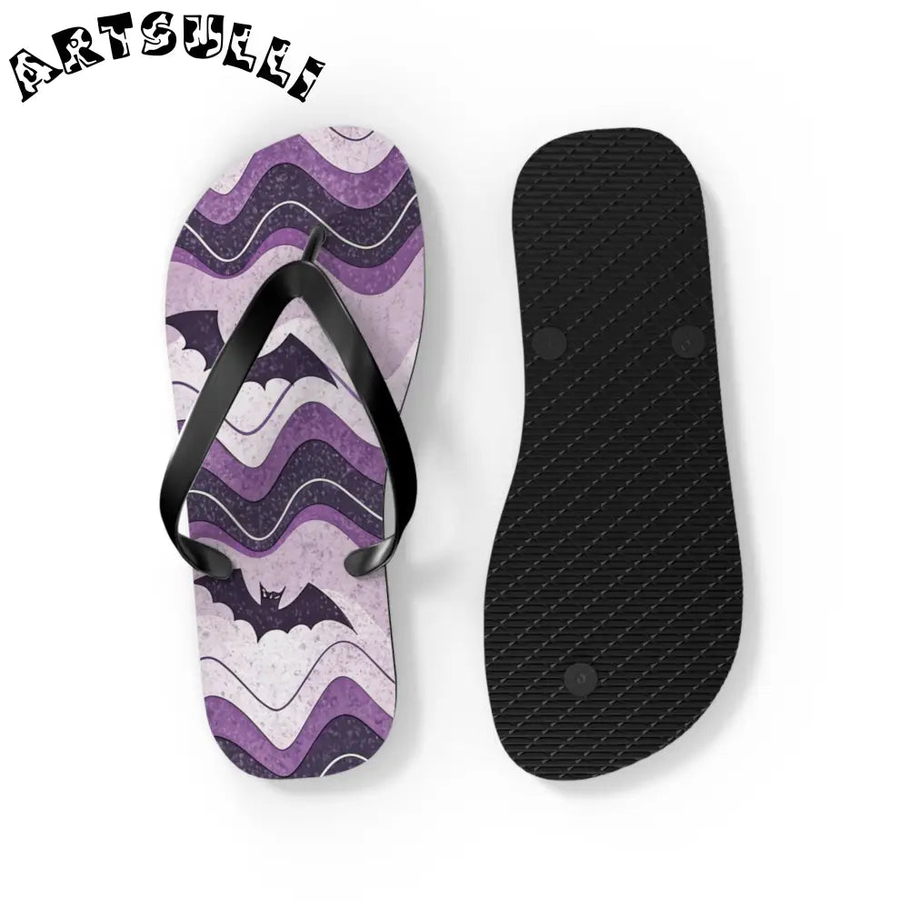 JAKKOUTTHEBXX Bat Wave Flip Flops JAKKOUTTHEBXX Artsulli - Art