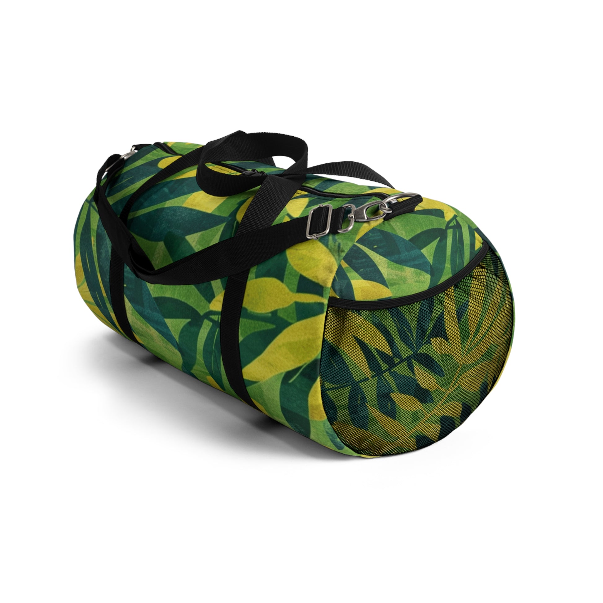 Green Leaf x Yellow Leaf x Tropical x Jungle Duffel Bag, Artsulli - Art is Long, Life is Short, Bags, , , , , , , 