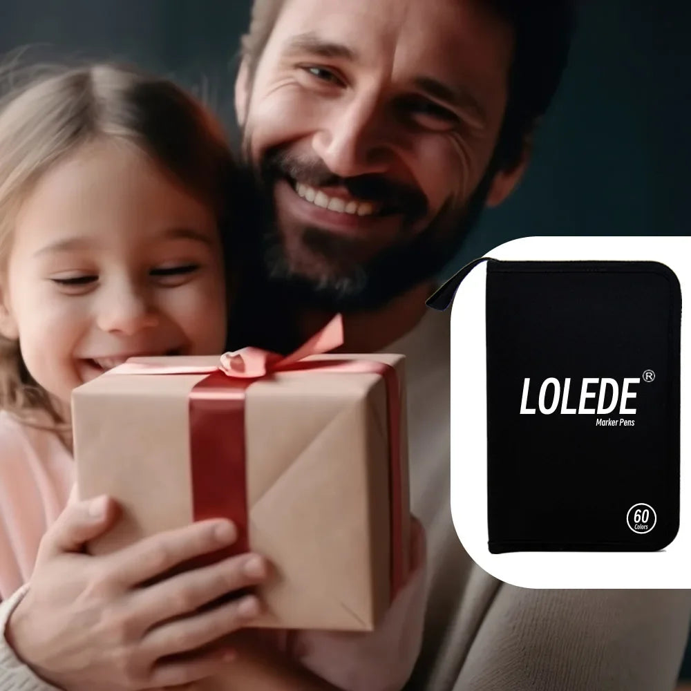 Buy The Best By Artsulli - Art is Long Life Short - LOLEDE 60 Color Double Head Markers Tip Supplies Drawing Brush Pen Colors Set