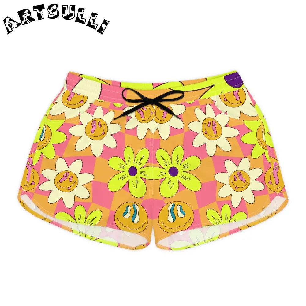 JAKKOUTTHEBXX Sour Face Rave Women’s Casual Shorts (AOP)