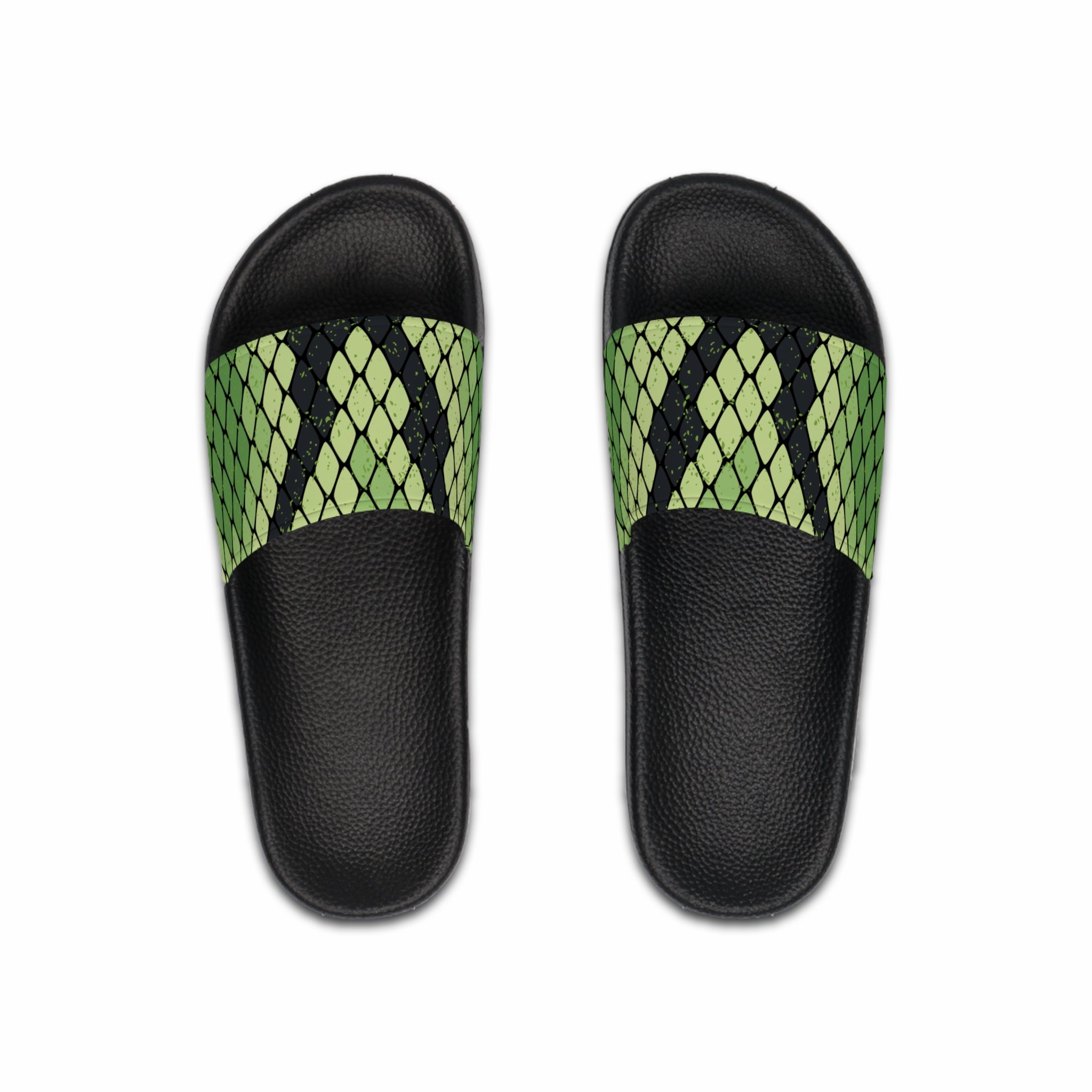 Men's Slide Sandals, Artsulli - Art is Long, Life is Short, Shoes, Color, Black sole, Size, US 6, , , 81754772433524