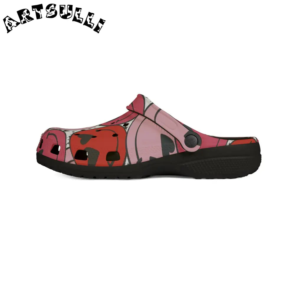 JAKKOUTTHEBXX Smiley Face x Heart Eyes Pink and Red EVA Foam Rubber
