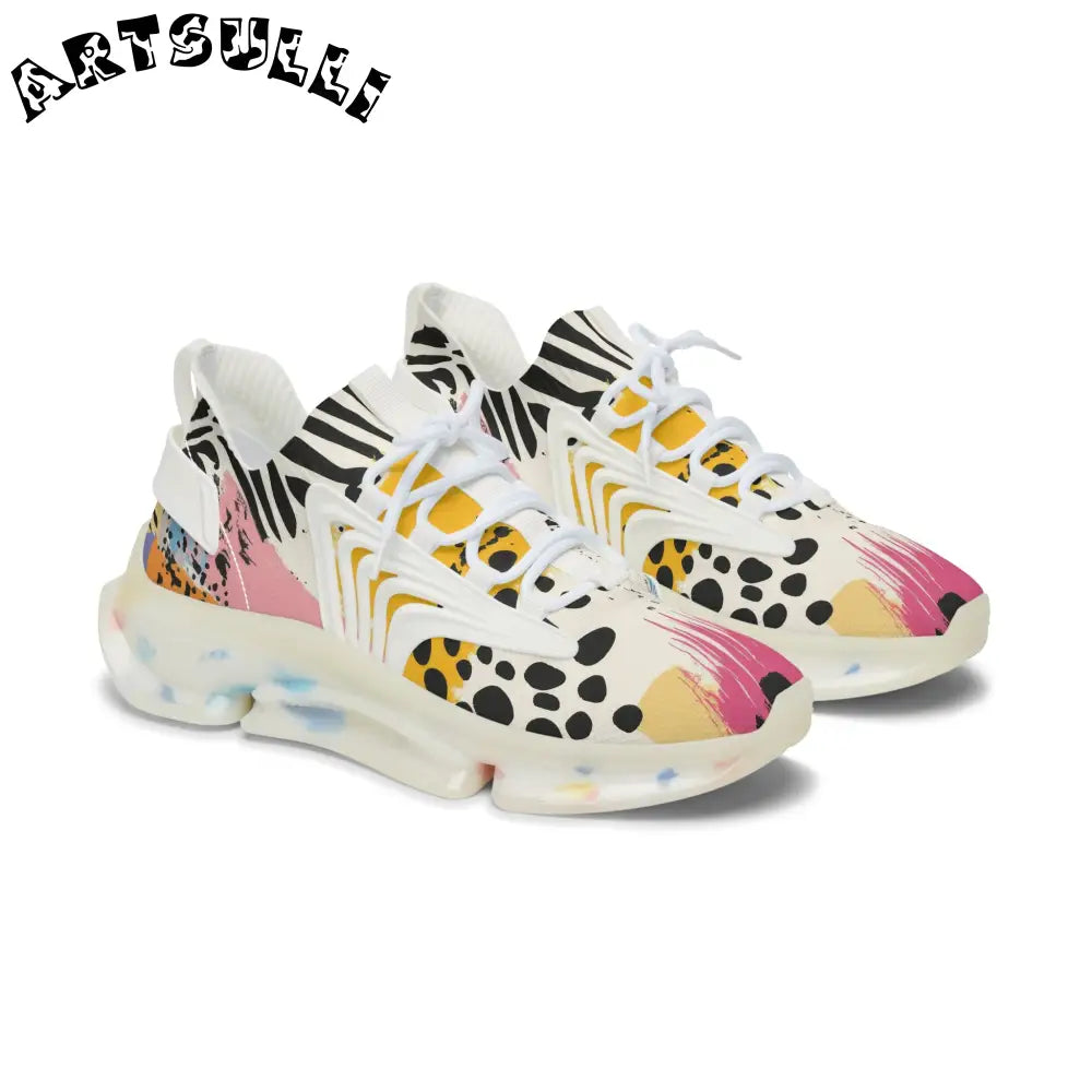 JAKKOUTTHEBXX Rae Zebra Rhapsody II Women’s Mesh Sneakers