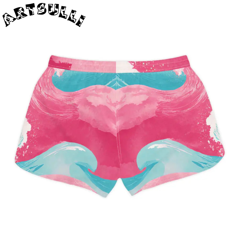 JAKKOUTTHEBXX The Great Pastelwave Women’s Casual Shorts (AOP)