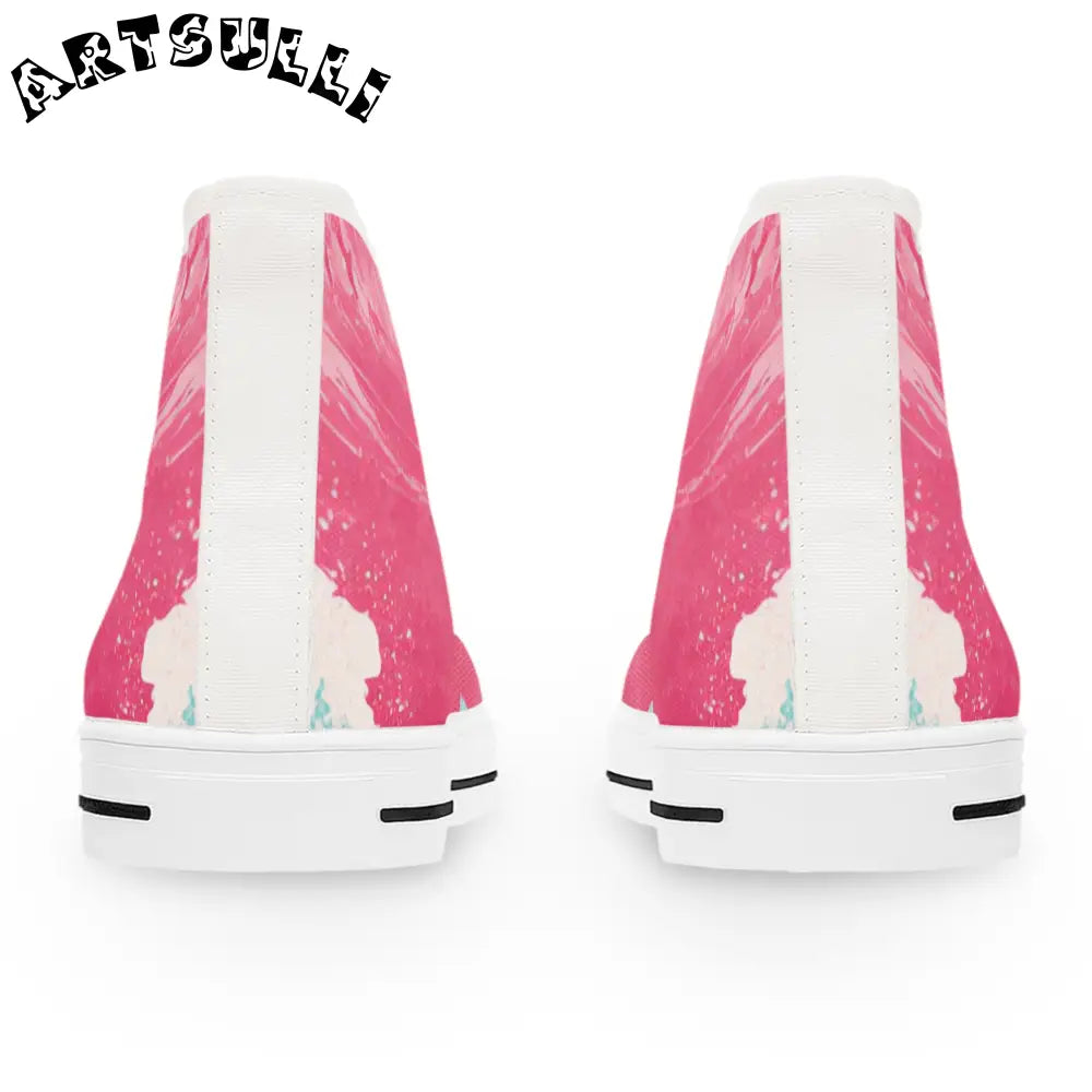 JAKKOUTTHEBXX The Great Pastelwave Pink Women’s High Top Sneakers