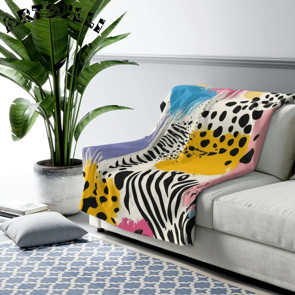 JAKKOUTTHEBXX Animal Print x Paint Brush Strokes Multi-Color II