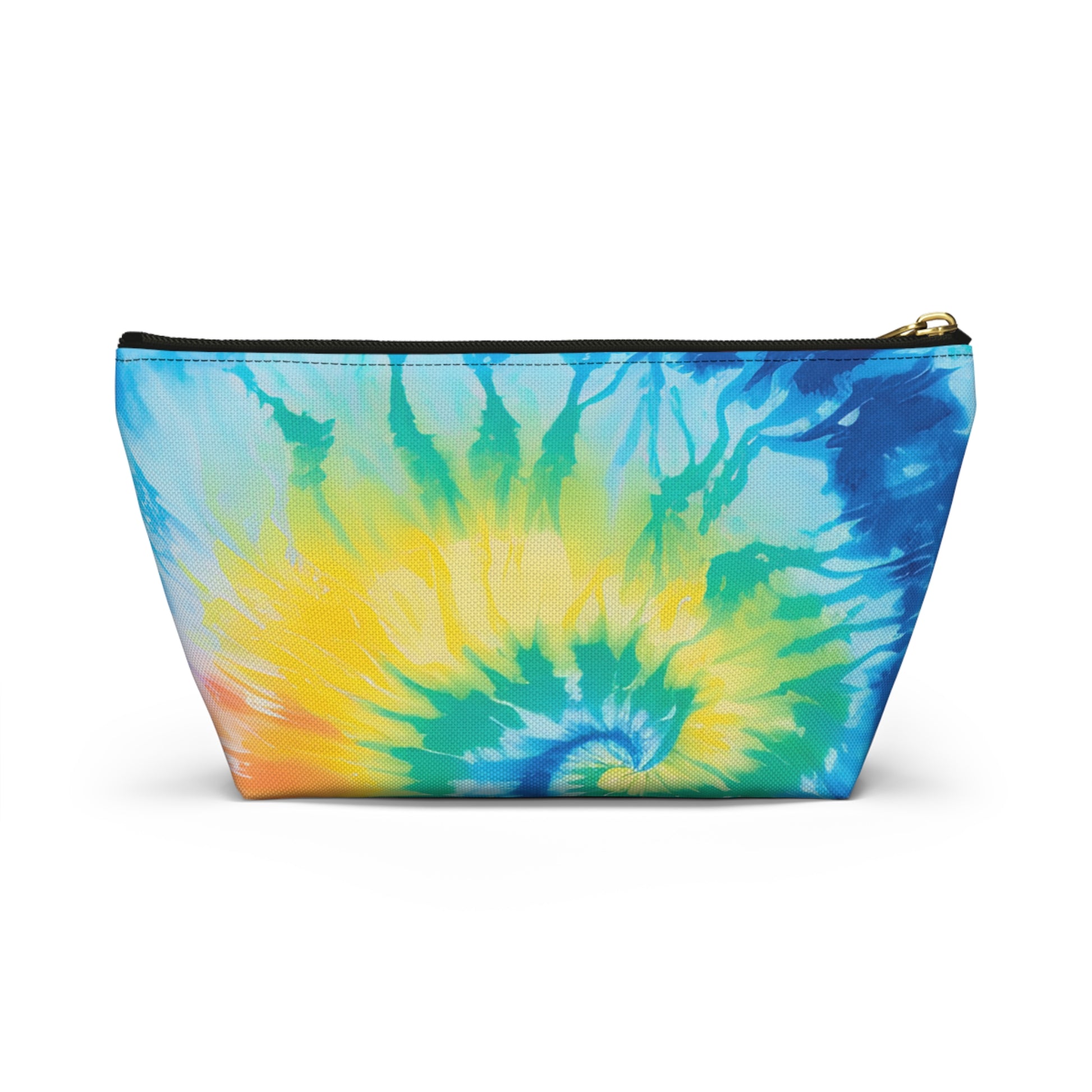 Tie Dye Accessory Pouch w T-bottom, Artsulli - Art is Long, Life is Short, Bags, , , , , , , 