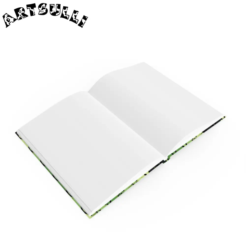 JAKKOUTTHEBXX Snake Skin Green and Black Hard Backed Journal