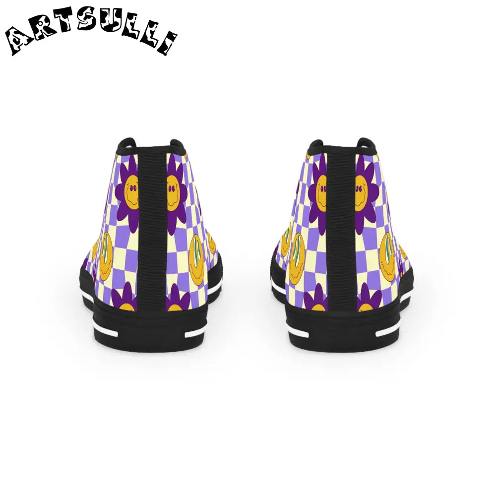 JAKKOUTTHEBXX Trippy Flower Power Motifs II Men’s High Top Sneakers