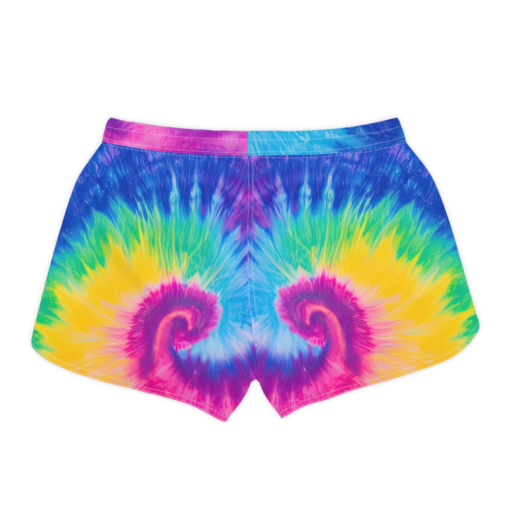 Psychedelic Tie Dye Women's Casual Shorts (AOP), Artsulli - Art is Long, Life is Short, All Over Prints, , , , , , , 