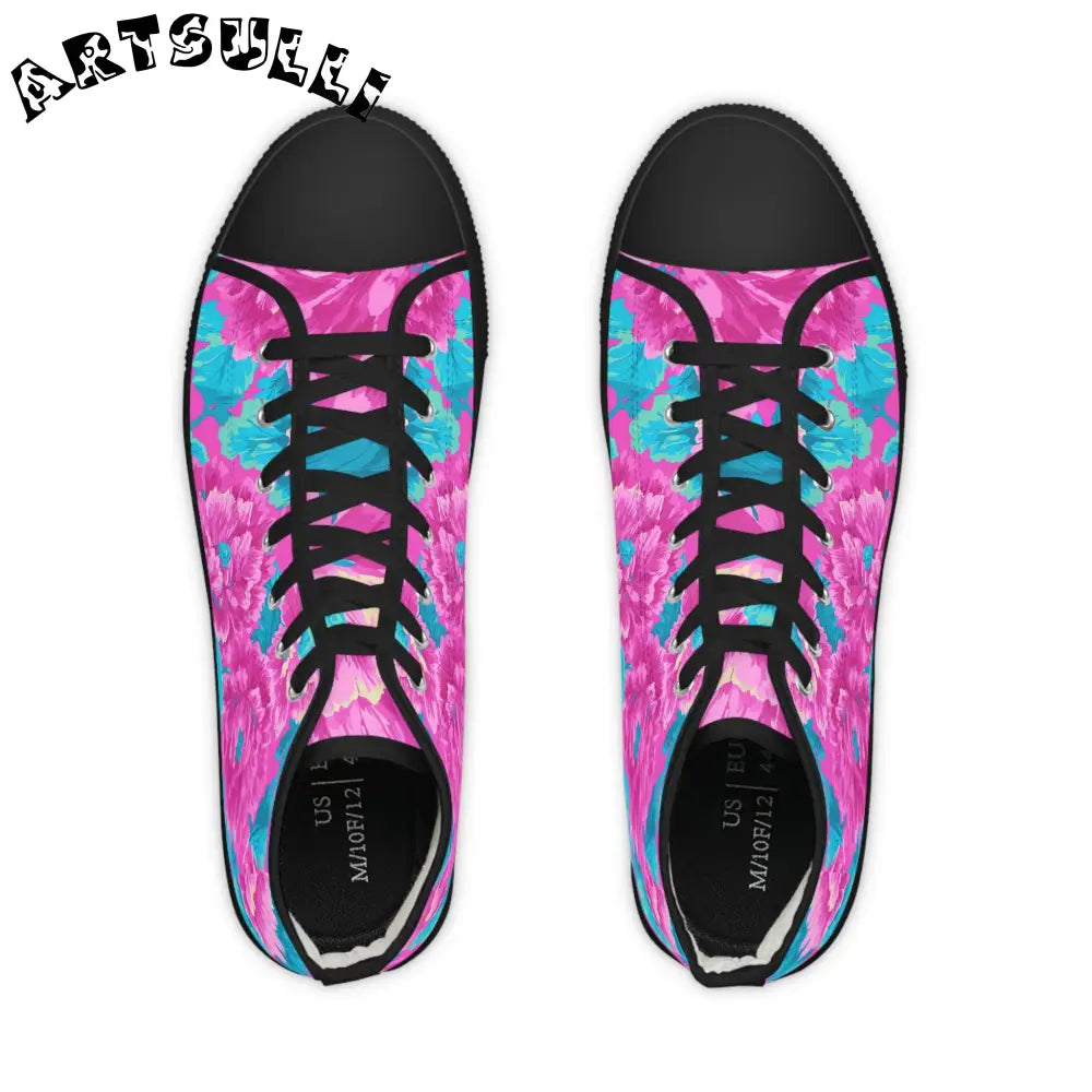 JAKKOUTTHEBXX 80s Dreamscape Floral High Tops with Deodorant Memory Foam 2025