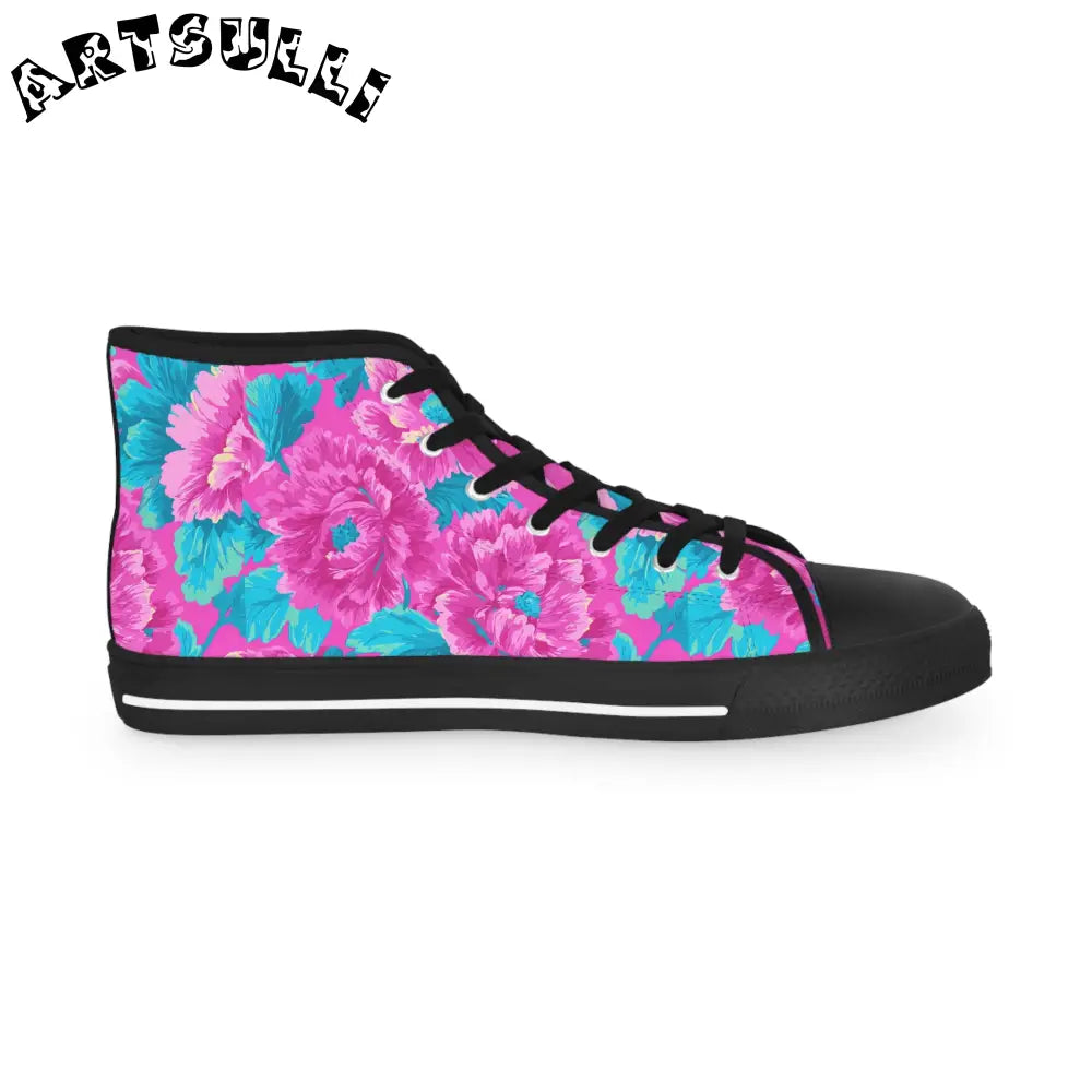 JAKKOUTTHEBXX 80s Dreamscape Floral High Tops with Deodorant Memory Foam 2025